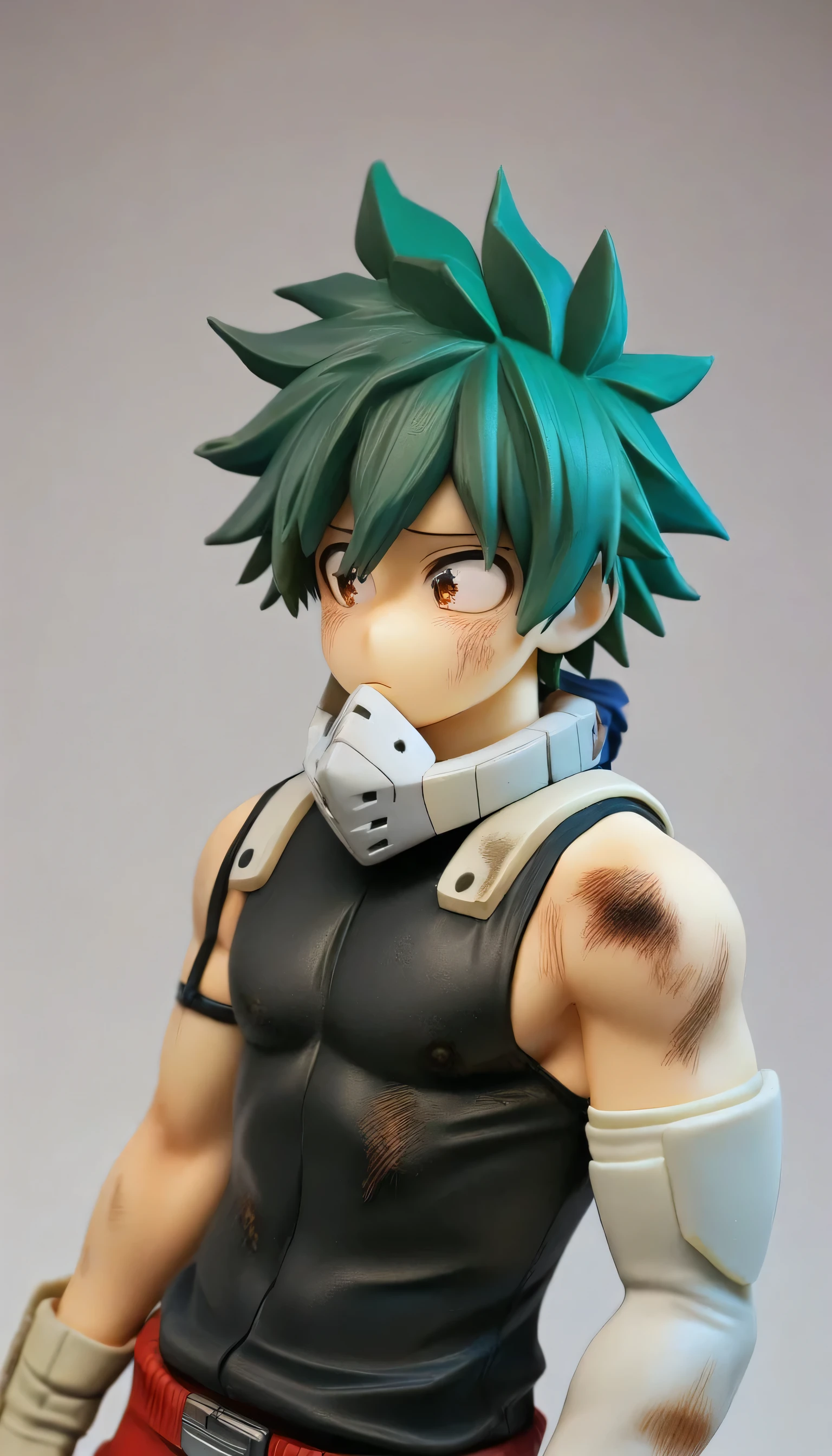 1 boy, male focus, Izuku Midoriya, my hero academia, Injuried, electricity,, masterpiece, best quality, very aesthetic, Ridiculous