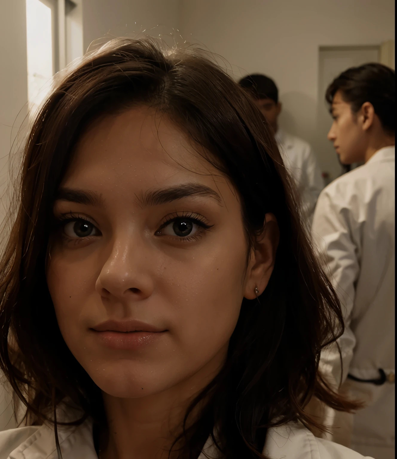 Qualidade extremamente alta, Realismo, enfermeira, white medical coat
