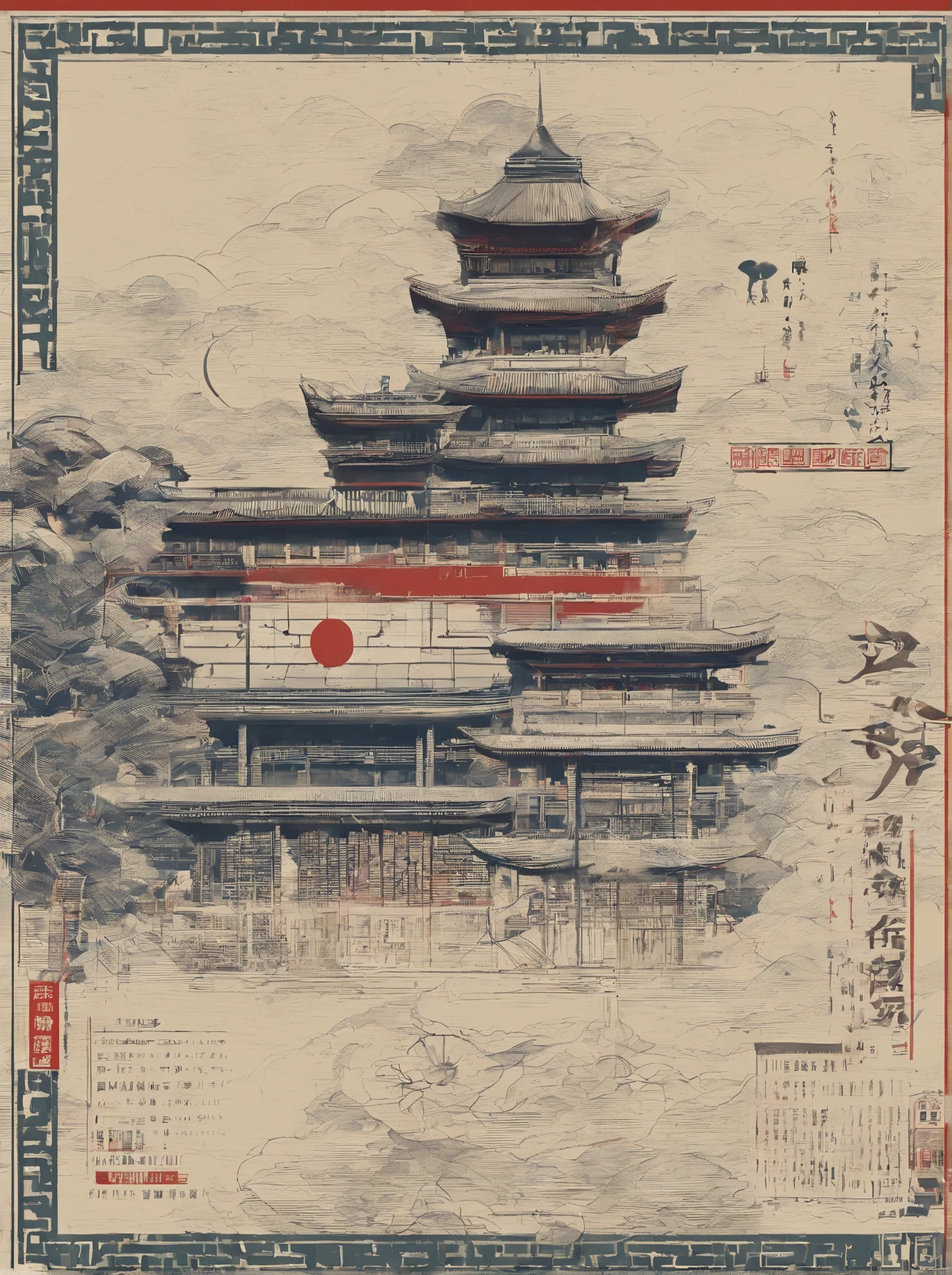 create a design : Brutalist poster | bait : Indonesian style | detailed : By embracing the original, An unfiltered aesthetic that defies traditional design norms, 这种独特的style通常以极简主义为特征, bold typography, and unconventional layouts, 从油画style等多种来源汲取灵感, The art of math, 20世纪90年代印尼style | style : 蜡染style