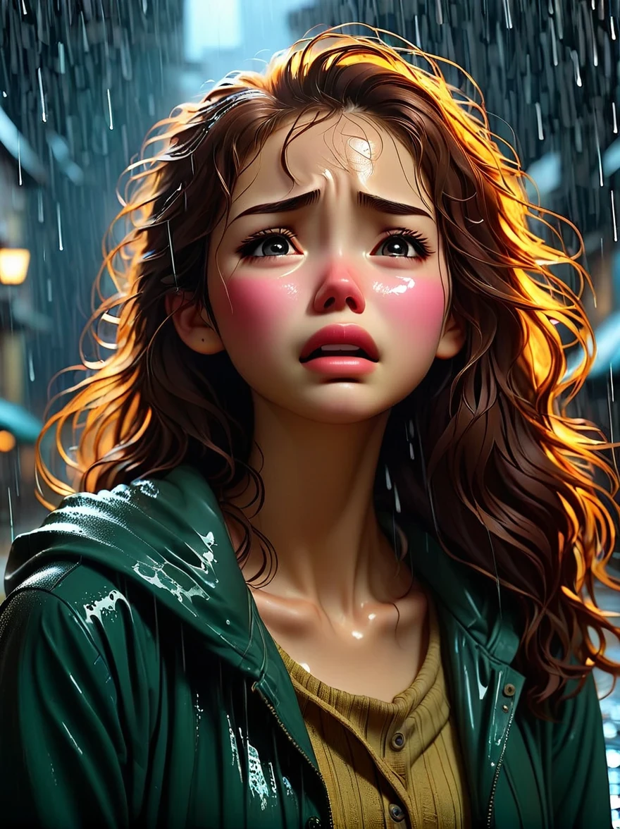 in the cold rain,A girl stands alone in a deserted place,Her figure looked particularly desperate。The rain hit her mercilessly,但它不有able力的'Wash away the pain and despair in her heart。
Her eyes are empty and numb,Seems to have lost hope in life。her lips closed,It seems that I no longer have the strength to shout out the pain in my heart。Her hands hang limply at her sides,There is no warmth in the palm of my hand。
soak,Clinging to her body,Highlight her thin figure。her shoulders trembled,As if trying his best to suppress the despair in his heart。Her eyes are dull,without any focus,It seems that I have lost all expectations for this world。
The sound of rain is harsh,As if laughing at her helplessness and despair。She closed her eyes,Try everything in this world,But the despair inside is even stronger。She felt like she was about to be swallowed up by the rain,有able力的'able'can't find a way out。
Everything around becomes blurry and indifferent,She felt like she was slowly disappearing into the cold rain。Her heart was torn to pieces by despair,有able力的'No more piecing together。She felt like she was heading towards endless darkness,有able力的 no longer find light and hope。