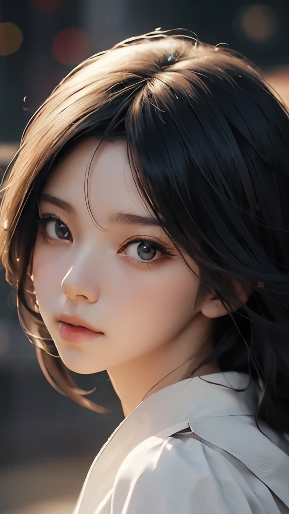 Anime girl with long yellow hair, 16 year old girl, blurred school background, girl with light blue eyes, detailed digital anime art, cherry tree branches at the top of the photo, few pink petals fall, girl looks softly at the horizon , anime girl with long hair, soft anime cg art, anime girl with long hair, digital anime art, work in Guweiz style, beautiful anime portrait, Photorealistic rendering of an anime girl, beautiful anime girl, Advanced digital anime art, Guweiz on artstation pixiv HD UHD HQ