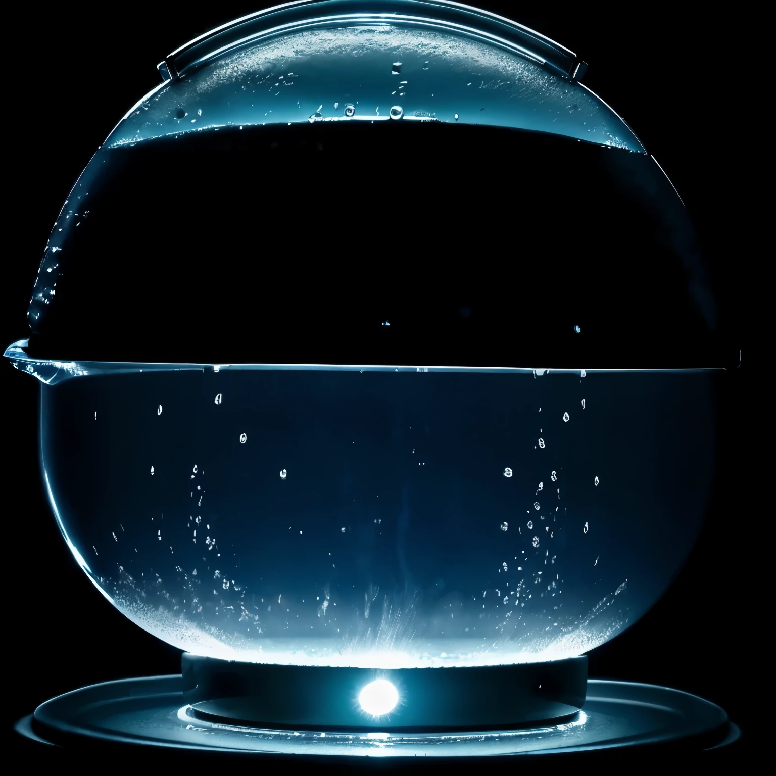 La transferencia de temperatura en un resipiente metalico con agua calentando en la estufa