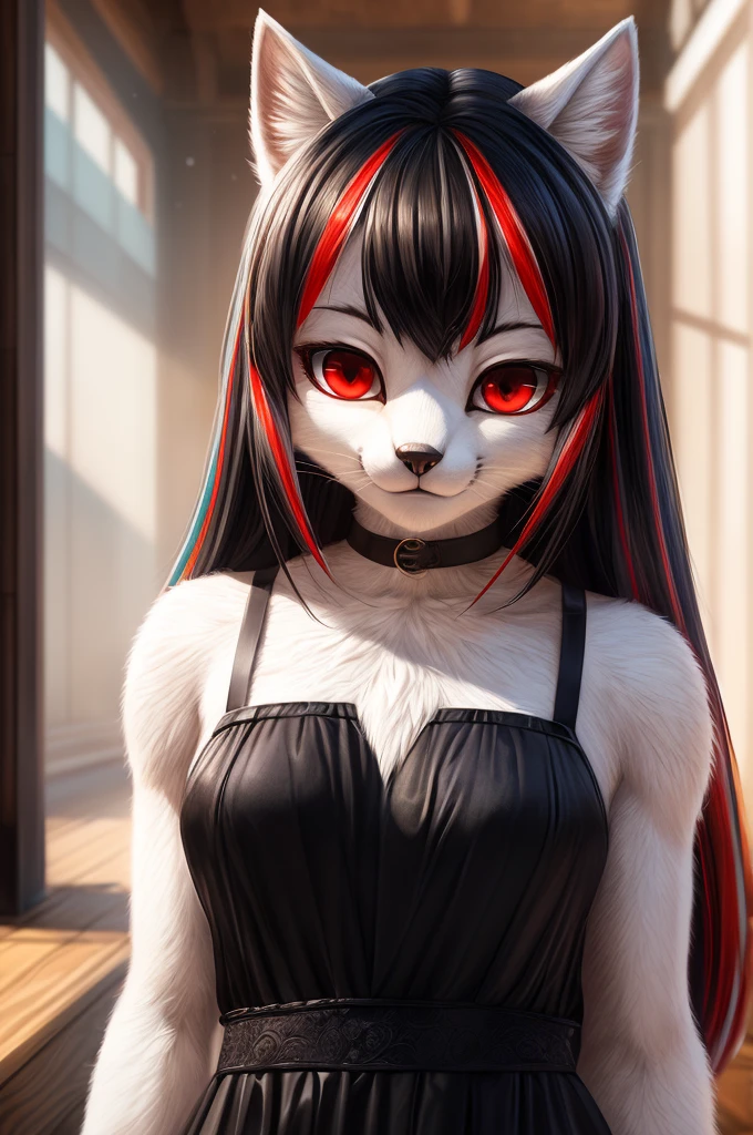 (((score_9, epic-Ultra-HD-details, epic-Ultra-HD-highlights, photo-same-realistic upscaled-resolution, source_furry, analog photo, ziprealism, physically-realistic, lit, furry-characteristics)))
1girl, kemono, solo, girl, clothed, body fur, white, white fur, detailed fluffy fur, looking at viewer, red eyes, black dress, upper body detailed face eyes and fur
\\ Made with ONE FOR ALL checkpoint by Chaos Experience @ https://civitai.com/user/ChaosExperience/ \\