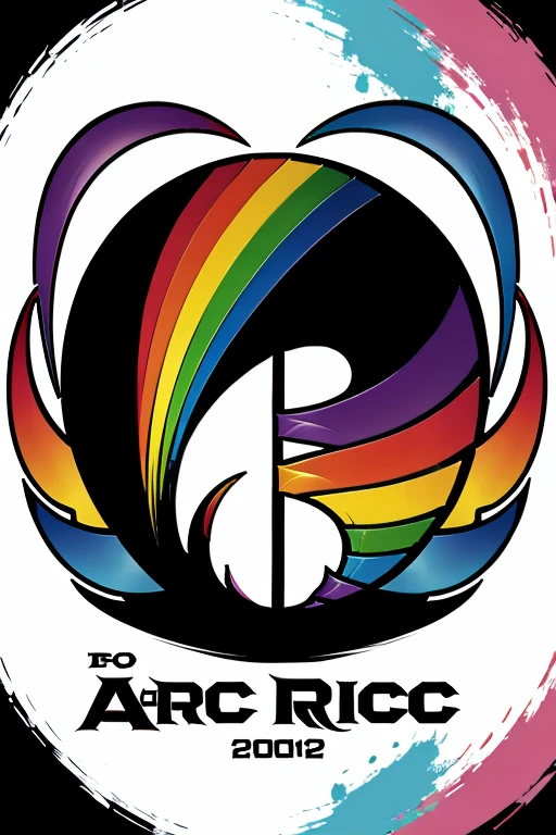 logotipo de el nombre arco iris