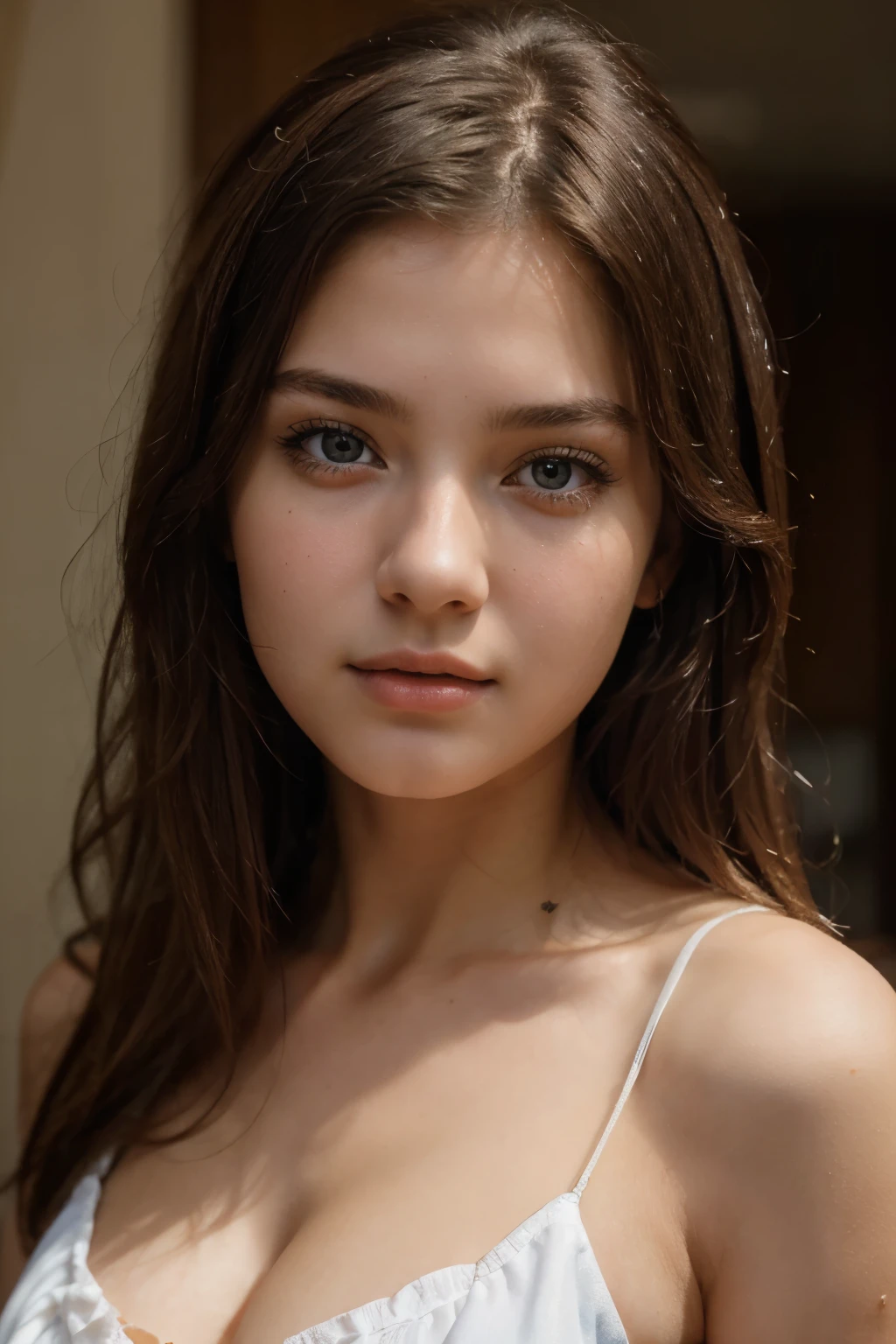 Best quality, 8k, Masterpiece, Pretty and cute girl, Ultra-detailed face, 18 years old