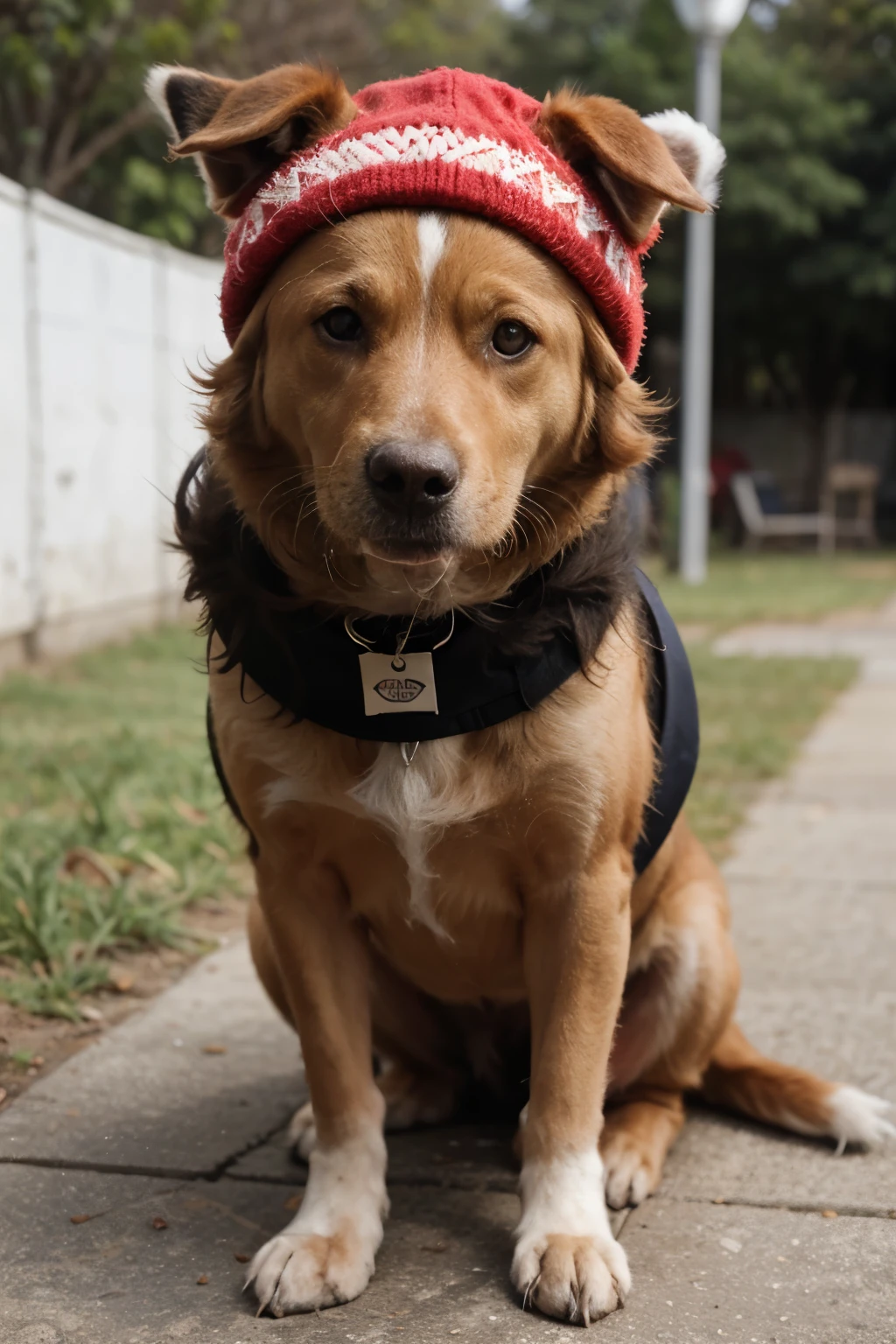 Geez, quando jovem, tinha sido escravo.
Ele acreditava ser culpado de sua liberdade,
para esconder a marca de queimadura
que seu comprador havia marcado outrora o seu peito,
and that's why he always wore a bacon collar and tie.
Furthermore, naturalmente, usava
um par de polainas de cordel, esfarrapadas,
to the leg warmers were attached a stick with a dog's head crutch in the shape of a carapace and to the stick a felt hat,
que outrora floresceu em azul celestial.
Not long ago, the dog's head was shaking during the players' noisy discussion - after, de repente, ele aponta para um igual