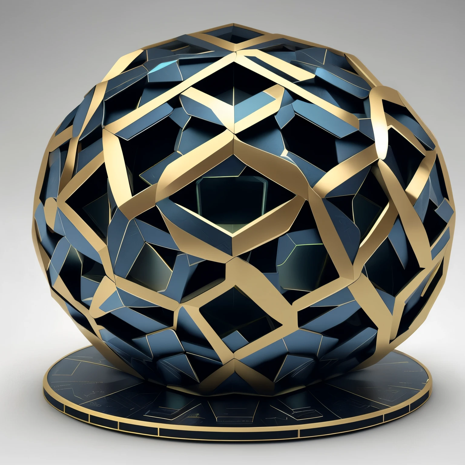 An intriguing and complex object, shrouded in mystery, seeks the limelight in a prestigious corporate competition. Its beautiful yet challenging geometric design reflects an intricate problem waiting to be solved by those who dare to take on the challenge. The tantalizing monetary prize that accompanies the contest attracts innovators, engineers, and creators from the far reaches of the globe, making the object a coveted symbol of knowledge, ingenuity, and victory. This high-stakes challenge is sure to push the boundaries of technological innovation and leave a lasting impact on the world. (masterpiece), ((best quality)), photorealistic, 8k, ultra-detailed, physical object, industrial design,