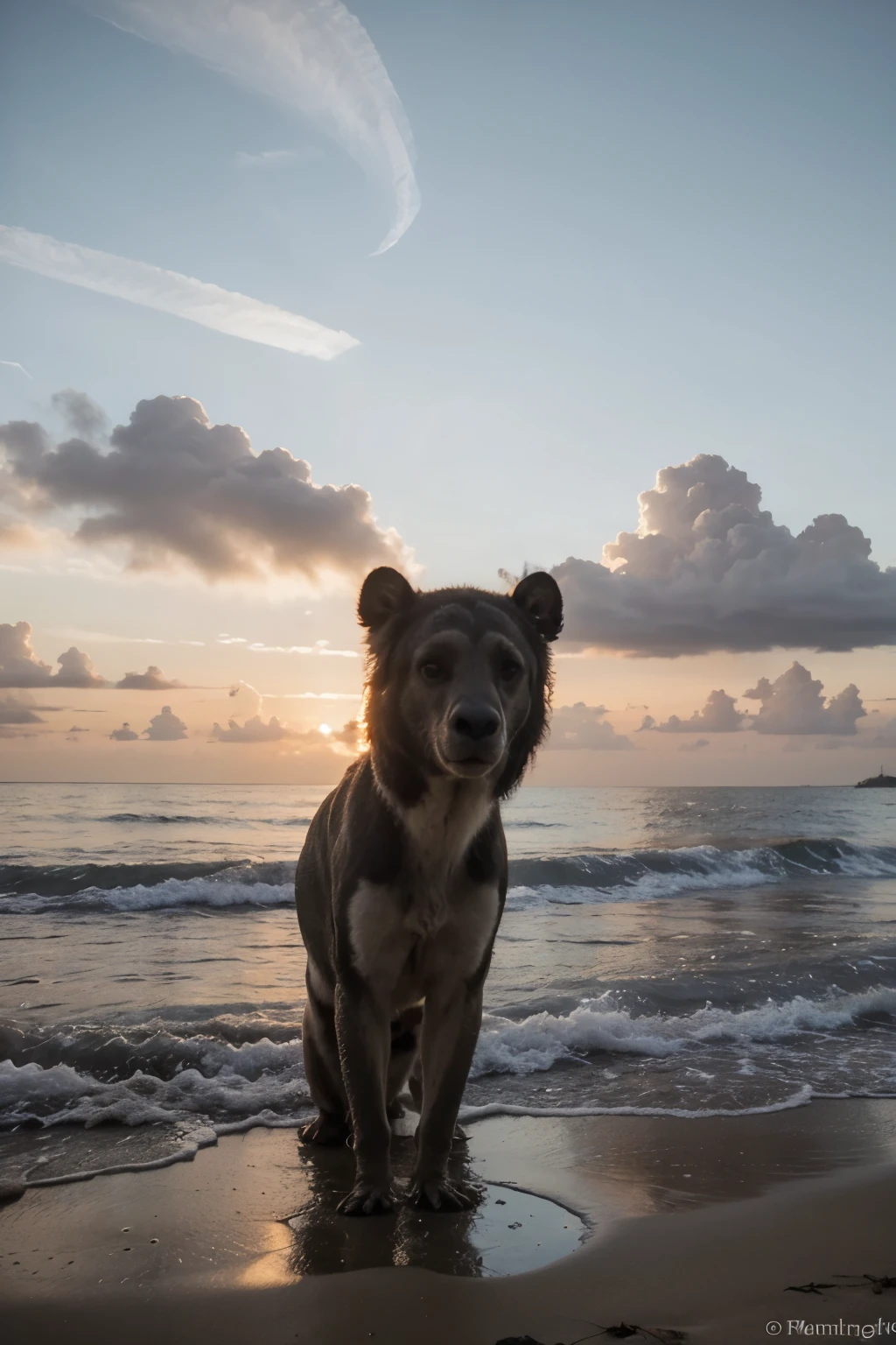 fotografia al atardecer de una orilla en el cabo tropical