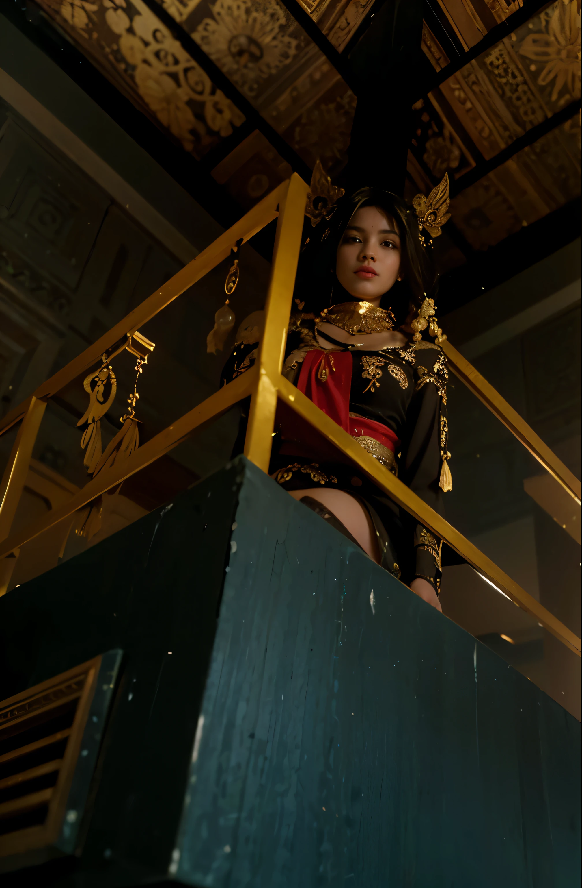(Best quality, 8k, 32k, Masterpiece, UHD:1.2) , "Transform the image into a magnificent Middle Eastern palace adorned with opulent decorations, intricate carvings, and vibrant colors. Draw inspiration from the grandeur and elegance of the Desert Palace of Sumeru from Genshin Impact to create a scene filled with splendor and wonder.
Start by depicting the exterior of the palace, showcasing its majestic architecture and imposing presence. Render the walls and domes of the palace with intricate designs and patterns, reflecting the rich cultural heritage of the region. Incorporate elements of traditional Middle Eastern architecture, such as arched doorways, ornate columns, and intricately tiled facades.
Fill the surroundings with lush vegetation and exotic flora, adding to the oasis-like atmosphere of the palace grounds. Include towering palm trees, blooming gardens, and cascading fountains to create a sense of tranquility and abundance.
Illuminate the scene with warm sunlight streaming through the windows and casting soft shadows on the palace walls. Use dynamic lighting to accentuate the intricate details of the architecture and enhance the overall visual impact of the scene.
Envision the interior of the palace as a sumptuous sanctuary filled with luxurious furnishings, precious artifacts, and exquisite works of art. Render ornate carpets, gilded furnishings, and elaborate tapestries to convey the opulence of the palace's interiors.
Include elements of magical realism to evoke the mystical allure of the Desert Palace of Sumeru. Incorporate subtle hints of ancient mysticism and arcane symbols, hinting at the palace's connection to the elemental forces of the desert.
Finally, infuse the scene with a sense of wonder and majesty, capturing the imagination of the viewer and transporting them to a realm of fantasy and enchantment. Let the beauty and grandeur of the Middle Eastern palace inspire awe and admiration, inviting viewers to explore its rich history and hidde
