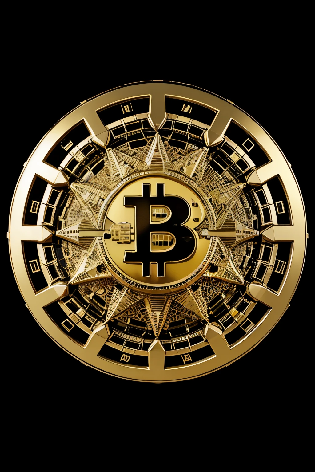 generata a logo for a group about crypto and blockchain education. The name of the group is "no bullshit crypto"