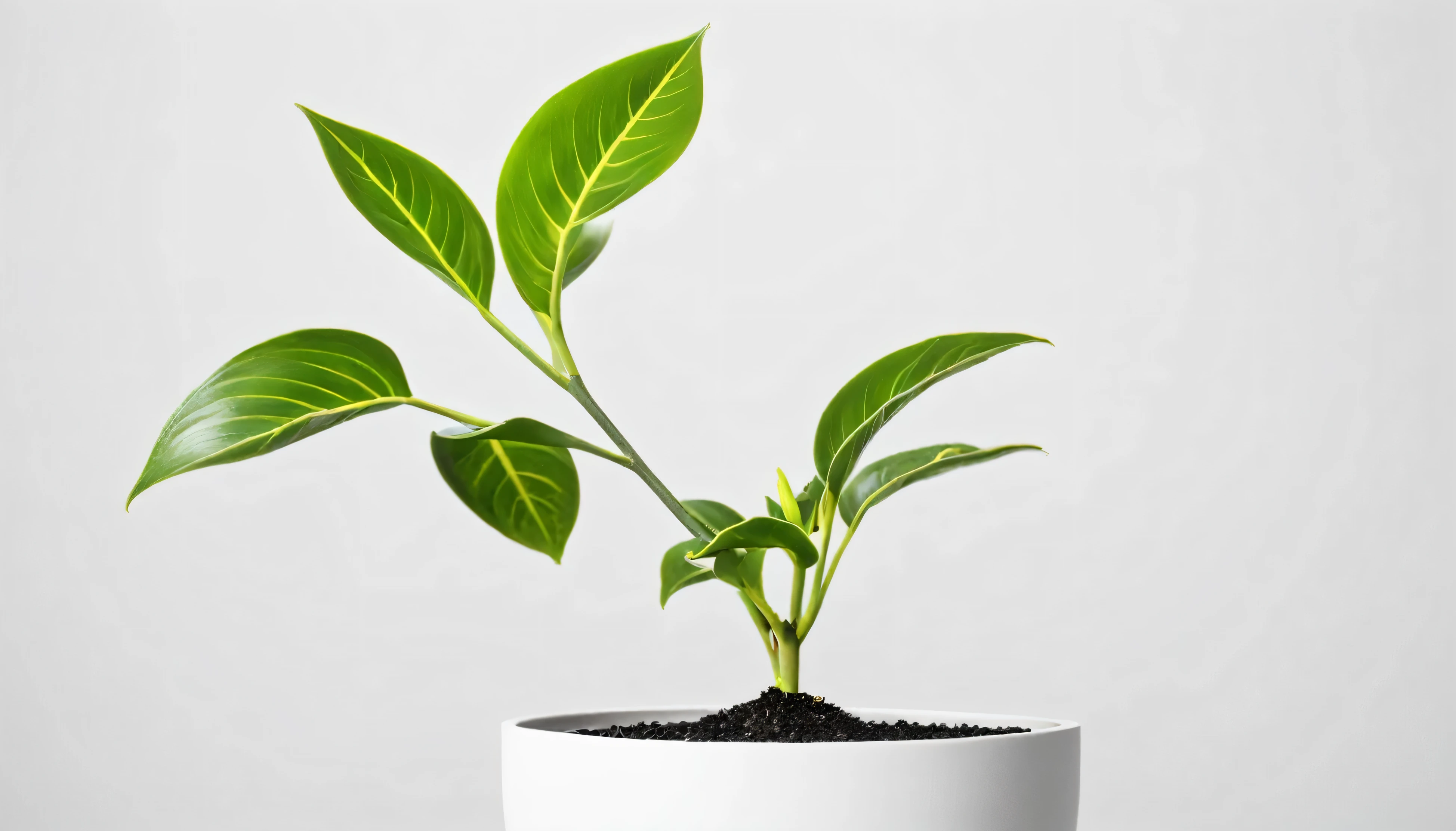 plant on white background