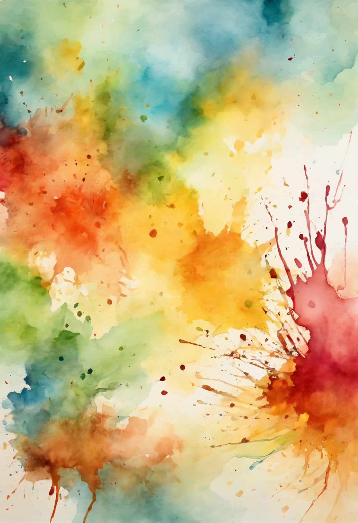 watercolor splash background with canvas texture