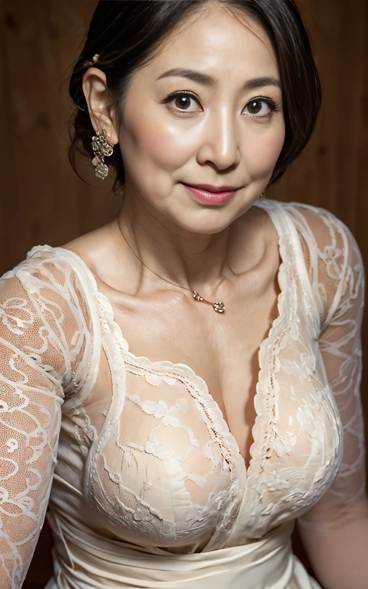 (((Erotic mature woman))), Remove the background, gravure, facing the front, ((Old face)), flashy makeup, close up of face, (((master piece))), highest quality, super detailed, realistic, super dense skin, perfect anatomy, (1 Japanese mature woman), (alone), 95 years old, big breasts, Mature Woman Politician, Glamour, Sexy, pure white skin, looking at the viewer,