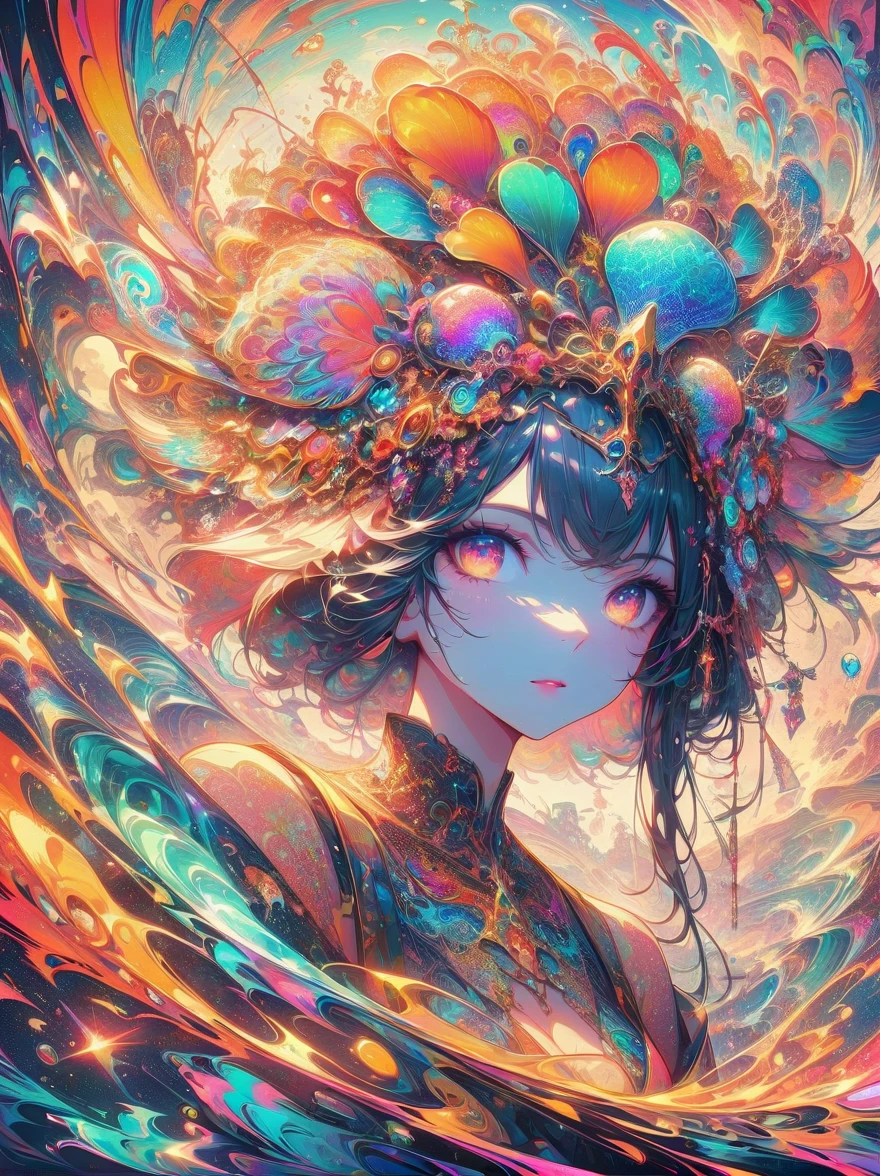 1 girl is a charming flower witch made of vines, 植物witch王, Vine Queen, Witch of Thorns, A charming girl woven from vines, charming矢车菊, The mysterious Tumi, Bloody hell flowers blooming at the gates of hell, Lead the soul to the other side, the charm of, charming, outstanding, witch, legendary magical girl, Magical Girl Glory, Metal flowers, A girl woven from metal vines, 少女拥有Metal flowers, mechanical metal style, metal art, Metal flowers, metal leaf, Full of metallic luster, Metal texture in the post-industrial era, metal wire crafts, golden flowers, Metal flowers, Silver flowers, metal tree branch, Crystal Pendant, Jade inlay, Carefully crafted, Perfect workmanship, Magic lightning background, blue lightning, masterpiece, art station, Surrealism, (highest quality, 8K, high resolution, masterpiece: 1.2), Extremely detailed, sportswear, landscape, fear, japanese manga, science fiction, photography, concept artist, high dynamic range, ultra high definition, studio lighting