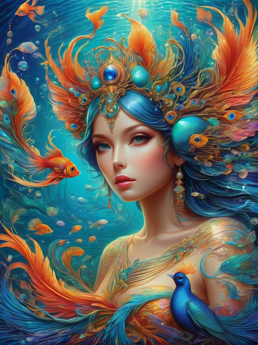 1 girl is a charming flower witch made of vines, 植物witch王, Vine Queen, Witch of Thorns, A charming girl woven from vines, charming矢车菊, The mysterious Tumi, Bloody hell flowers blooming at the gates of hell, Lead the soul to the other side, the charm of, charming, outstanding, witch, legendary magical girl, Magical Girl Glory, Metal flowers, A girl woven from metal vines, 少女拥有Metal flowers, mechanical metal style, metal art, Metal flowers, metal leaf, Full of metallic luster, Metal texture in the post-industrial era, metal wire crafts, golden flowers, Metal flowers, Silver flowers, metal tree branch, Crystal Pendant, Jade inlay, Carefully crafted, Perfect workmanship, Magic lightning background, blue lightning, masterpiece, art station, Surrealism, (highest quality, 8K, high resolution, masterpiece: 1.2), Extremely detailed, sportswear, landscape, fear, japanese manga, science fiction, photography, concept artist, high dynamic range, ultra high definition, studio lighting