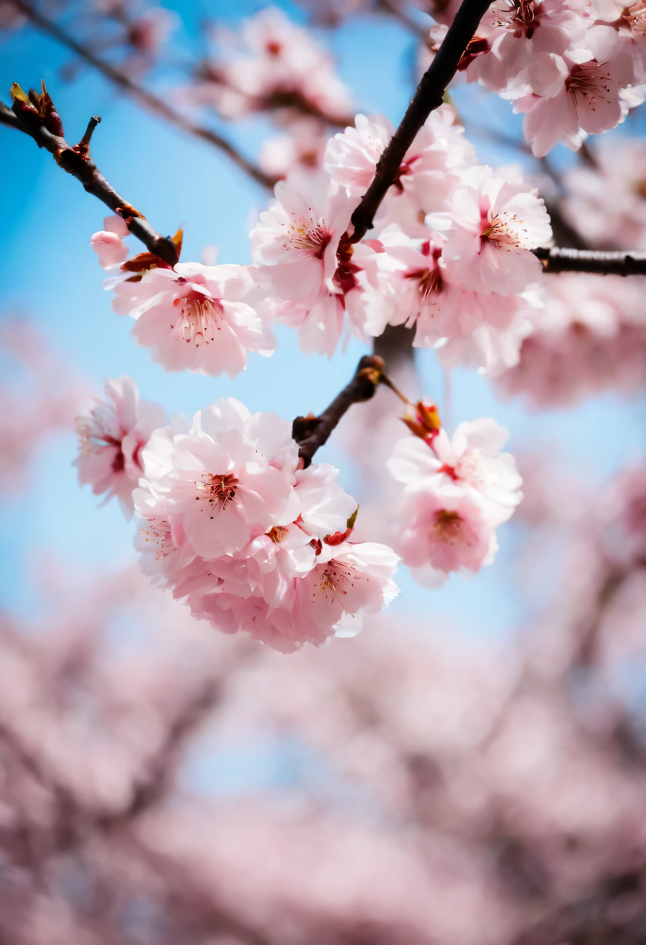 Cherry Blossom, Cherry Blossom사진, Cherry Blossom나무, clear sky, Good Weather, spring, Close-up photos
