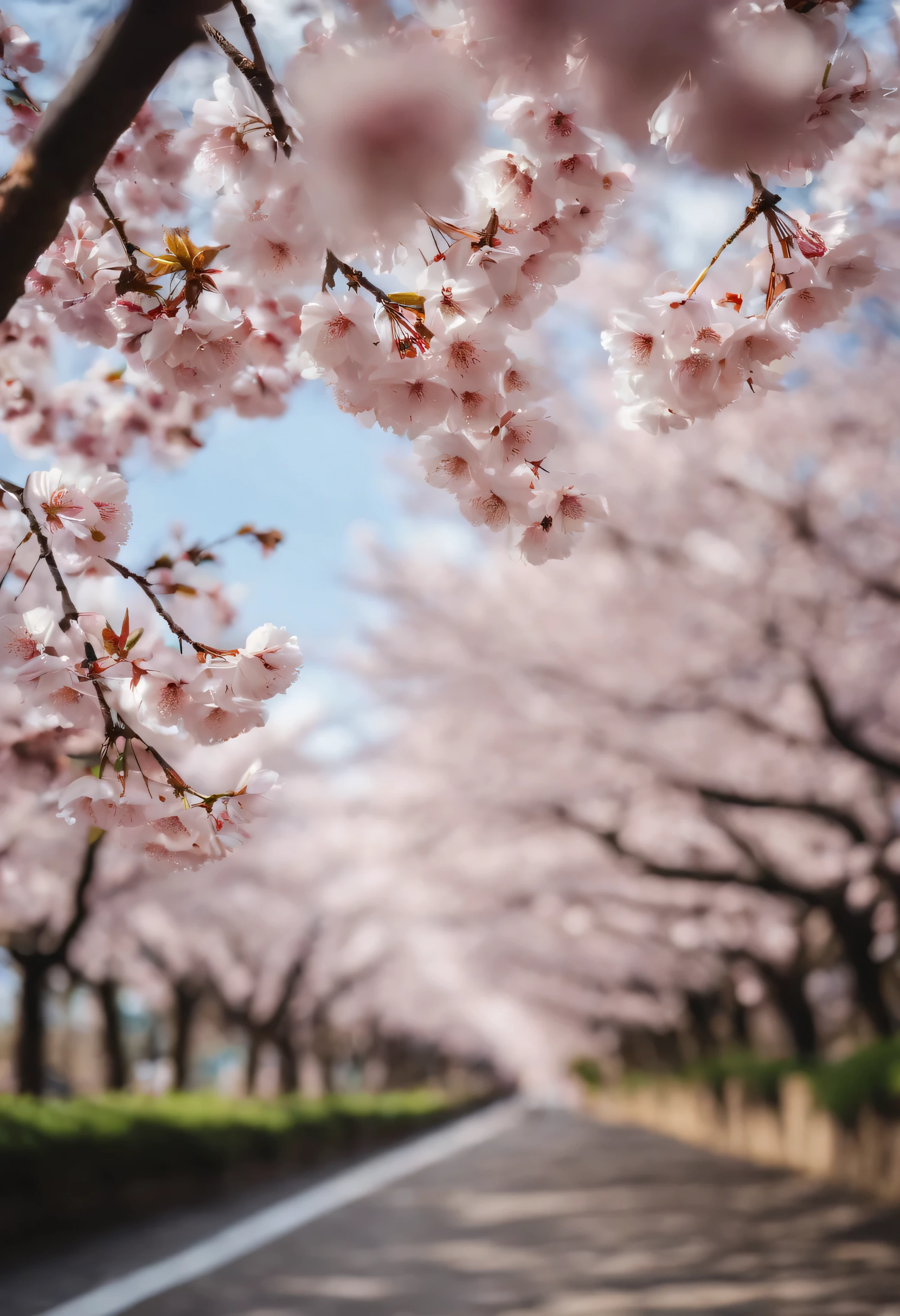 Cherry Blossom, Cherry Blossom사진, Cherry Blossom나무, clear sky, Good Weather, spring, Close-up photos