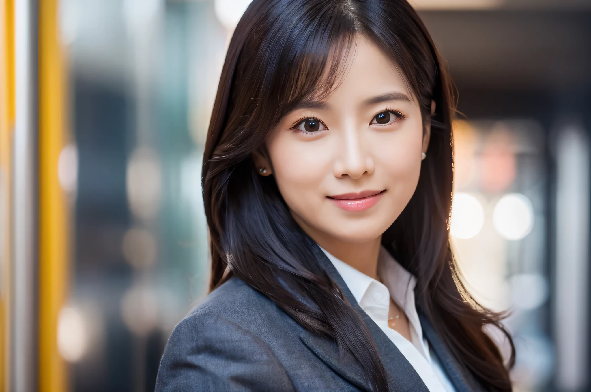 masterpiece、highest quality、8K、 We create portraits that express the leadership and confidence of women active in business..。