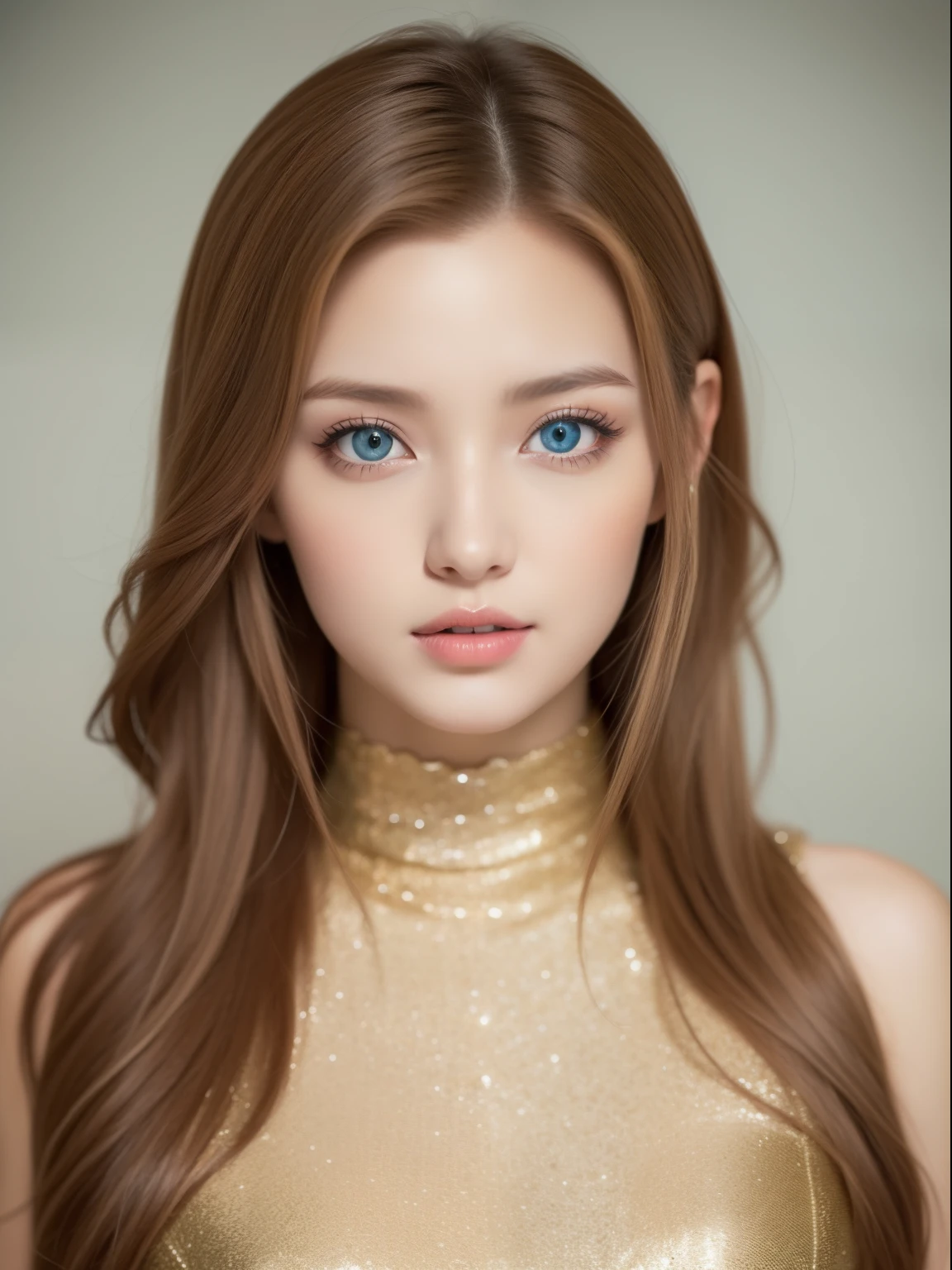 A woman of beauty in a fantastic space, Tight micro dress white and gold color, 98k, {{Masterpiece}}, Best Quality, High Quality:1.4), {{[[FRONT LOOK}}, eye_contact, Various poses)]], very pretty look face, and very pretty eyes, cute images, lovely images, {{whole full body}}, {{{{{{{{Long legs}}}}}}}}, {{{{slim sexy body}}}}, {{{{{{Tall woman}}}}}}, {{177 cm tall}}, solo, beautiful, lovely, adorable, pale skin, {{18to 22 years old German girl}}, look beautiful German girl and blue eyes or green eyes with platinum blonde hair color), Nordic German young girl, {{{{{{{{{{full body}}}}}}}}}}, {{{{{{{{{{high_heels}}}}}}}}}},