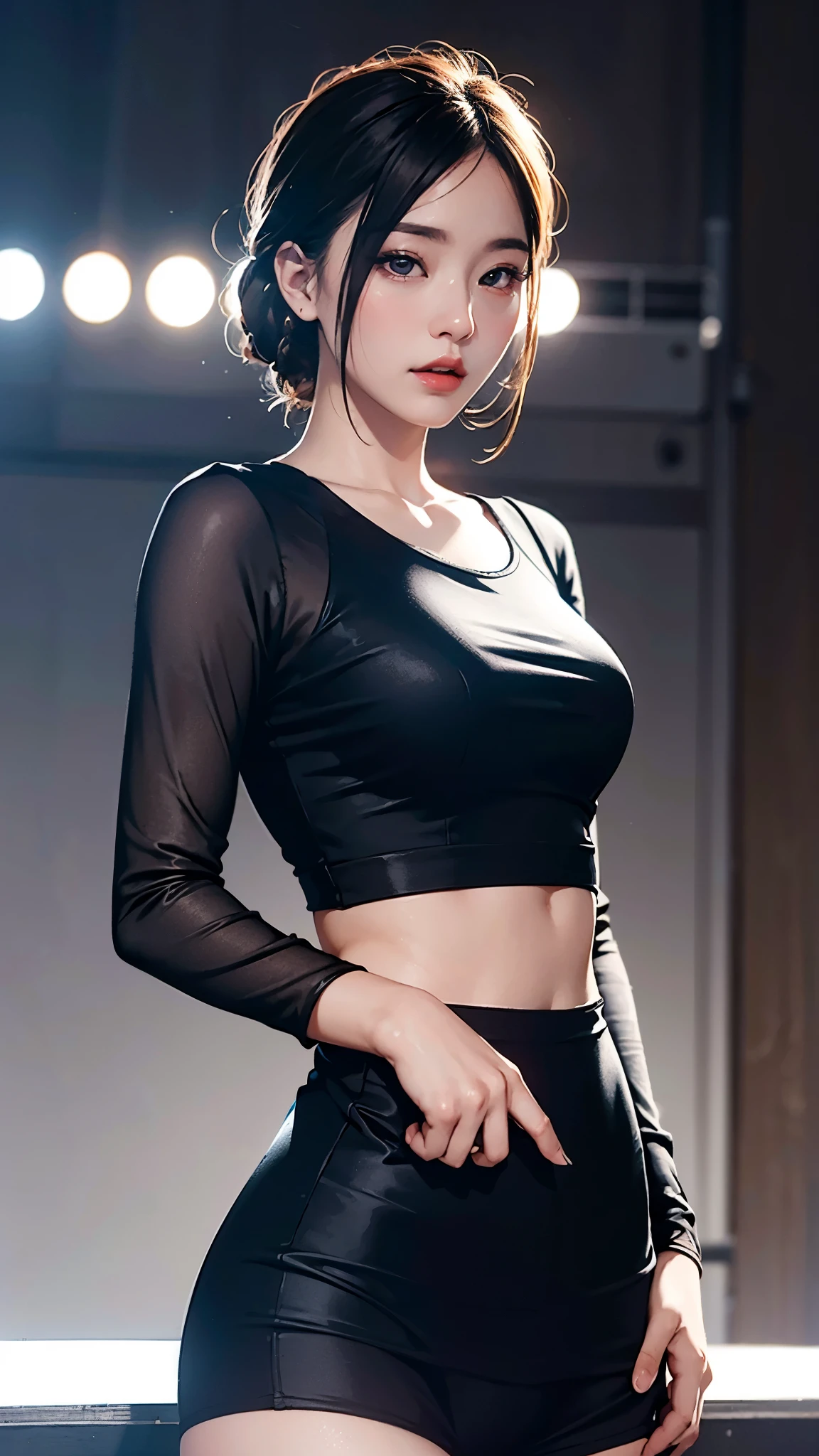 Grunge style masterpiece,best quality,cinematic lighting,natural shadow,highest detail,detailed background,depth of field,insane details,subsurface scattering,dynamic angle,
girl,high-fashion style,designer clothing,runway-inspired looks,luxurious fabrics,...