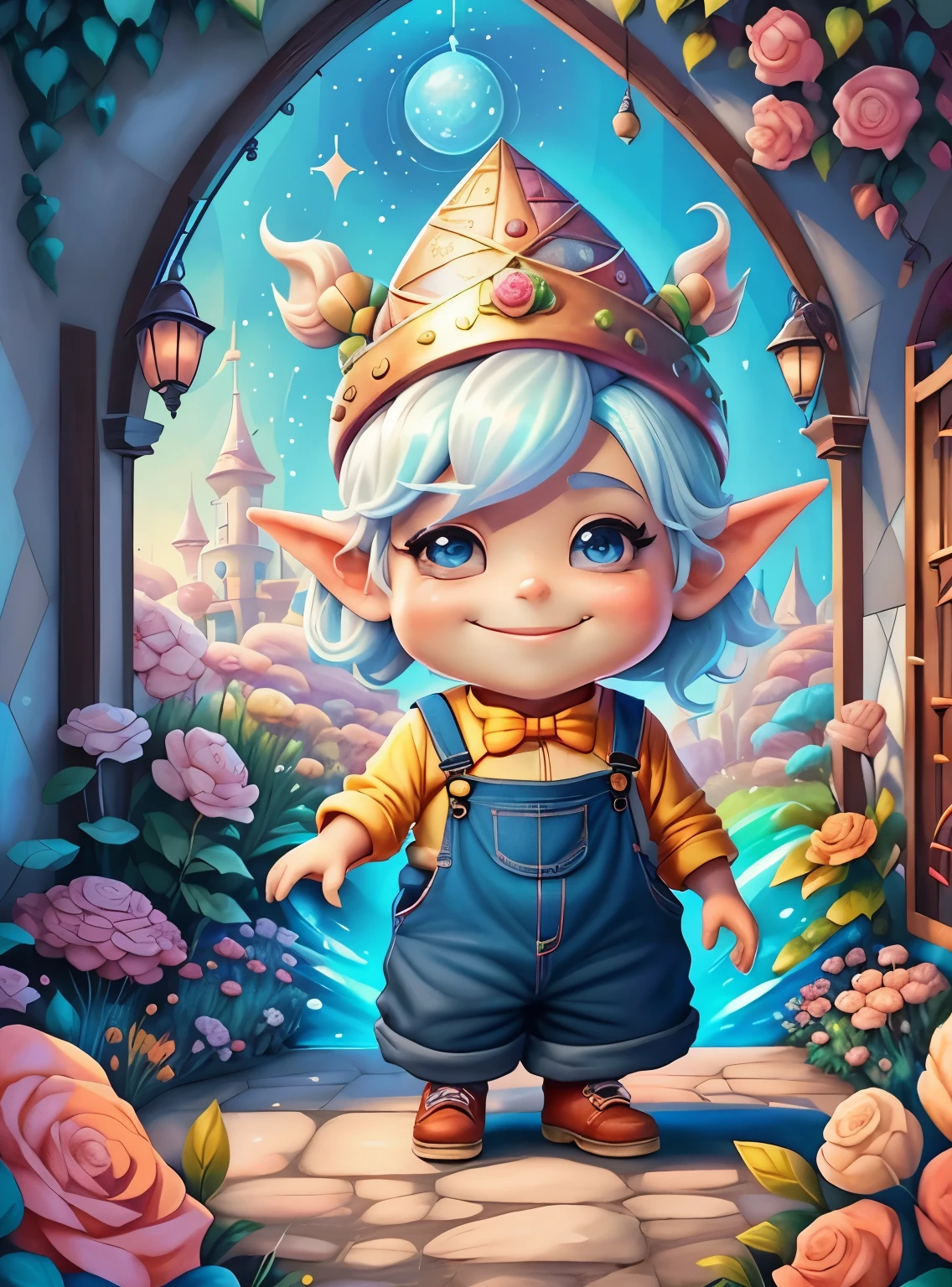 ((cute gnome smiling wearing overalls in a beautiful garden)) - Criador: Walt Disney2023) ), ,, ( Walt Disney acolchoamento ,multidimensional geometric wall PORTRAIT, arte, Chibi,
Yang08k, lindo, Colouring,Rose
Primary works, qualidade superior, melhor qualidade, Arte Oficial, Beautiful and Aesthetic,)) ), ,, Walt Disney acolchoamento ,multidimensional geometric wall PORTRAIT, arte, Chibi,
Yang08k, lindo, (Colouring, rosa), amarelo ,azul ,vermelho e branco)
Primary works, qualidade superior, melhor qualidade, Arte Oficial, Beautiful and Aesthetic,