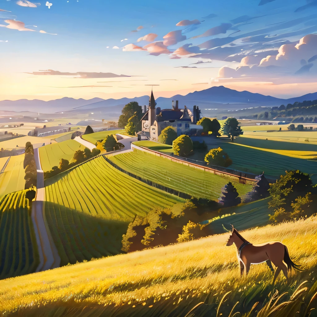Tischplatte: 1.3, maximum resolution: 1.2, Ultra HDTV: 1.2, filmisches Licht, 8K resolution,
The Affinger Beer Brothers craft beer brewery logo shows a lush area of barley fields in the foreground, spread immaculately across the foothills of the Alps. The tranquil landscape transitions gracefully into the majestic presence of Affinger Castle, Diesmal umgeben von goldenen Hopfenreben. Inmitten dieser malerischen Umgebung, Ein elegantes Einhorn schwebt anmutig. The unicorn embodies grace and uniqueness, Das Schloss symbolisiert die lokale Verbindung