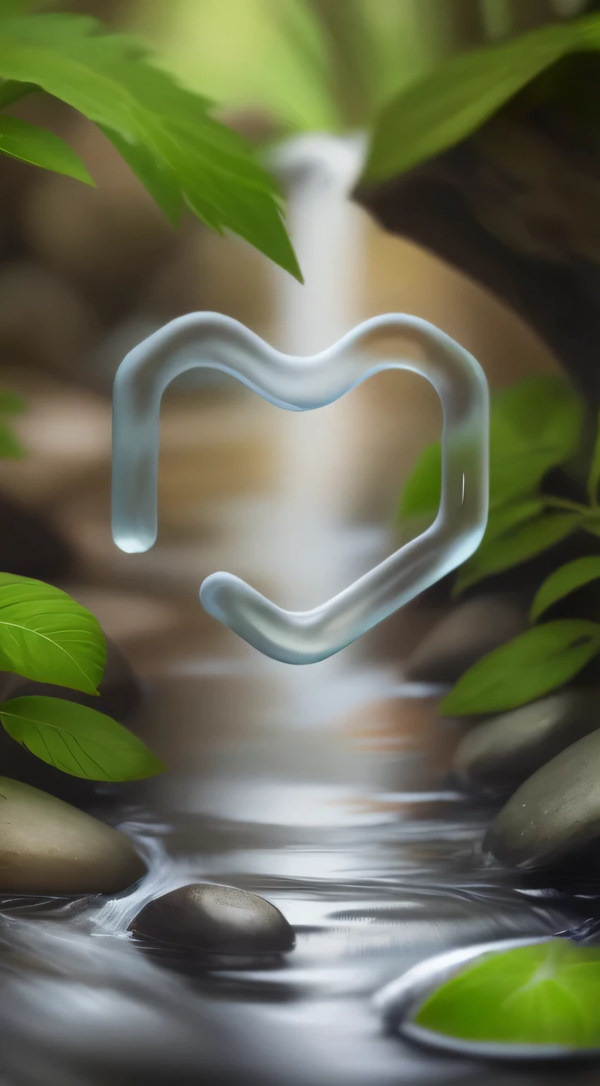 leaf，Buds，stream，spring，chess，Stone，water droplets，water droplets，detail，Rich