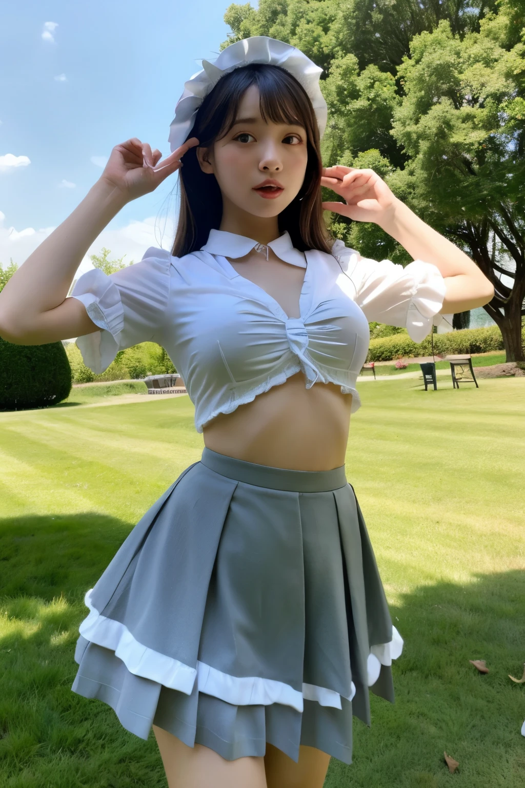 Fluttery skirt girl tuck up [nipple] Alice in Wonderland Lolita Lolita