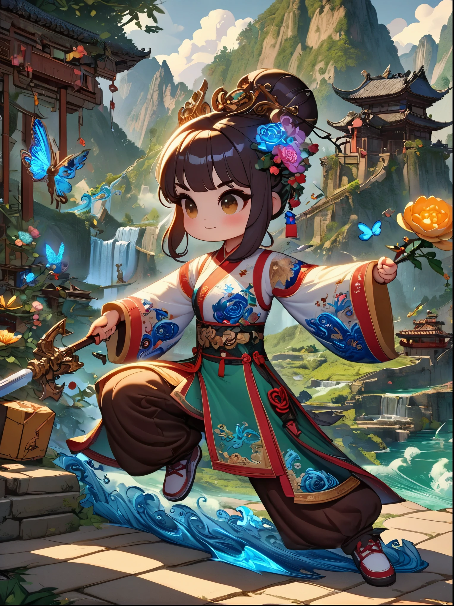 A charming flower witch made of vines, 植物witch王, Vine Queen, Witch of Thorns, A charming girl woven from vines, charming矢车菊, The mysterious Tumi, Bloody hell flowers blooming at the gates of hell, Lead the soul to the other side, the charm of, charming, outstanding, witch, legendary magical girl, Magical Girl Glory, Metal flowers, A girl woven from metal vines, 少女拥有Metal flowers, mechanical metal style, metal art, Metal flowers, metal leaf, Full of metallic luster, Metal texture in the post-industrial era, metal wire crafts, golden flowers, Metal flowers, Silver flowers, metal tree branch, Crystal Pendant, Jade inlay, Carefully crafted, Perfect workmanship, Magic lightning background, blue lightning, masterpiece, art station, Surrealism, (highest quality, 8K, high resolution, masterpiece: 1.2), Extremely detailed, sportswear, landscape, fear, japanese manga, science fiction, photography, concept artist, high dynamic range, ultra high definition, studio lighting