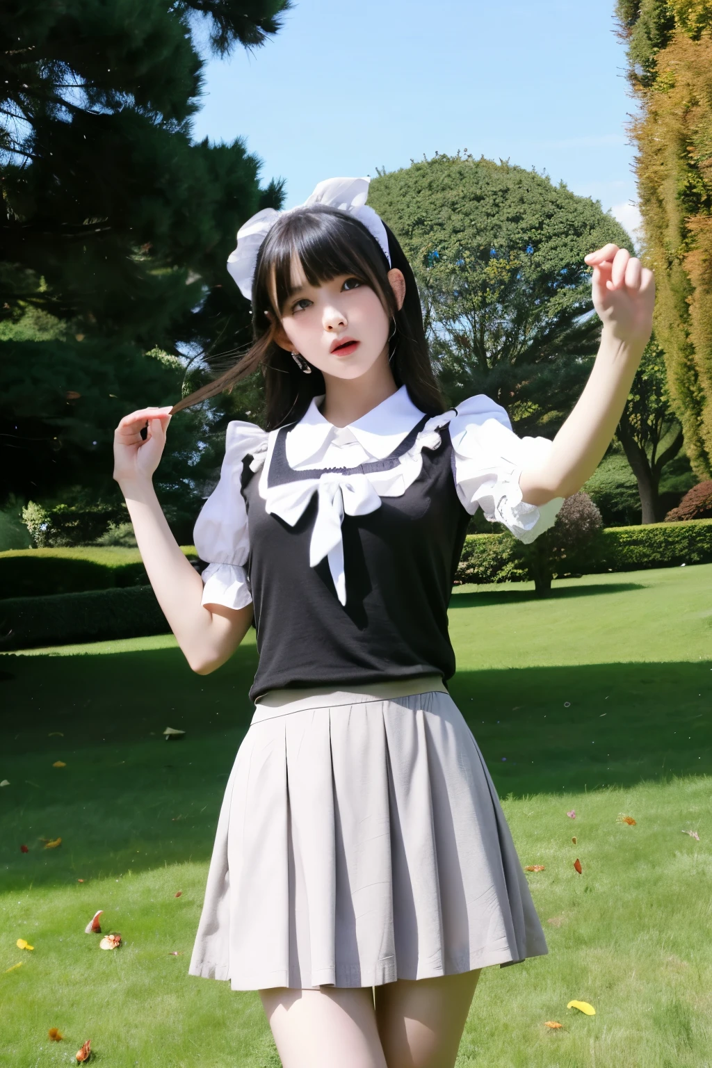 Fluttery skirt girl tuck up [nipple] Alice in Wonderland ta Loli