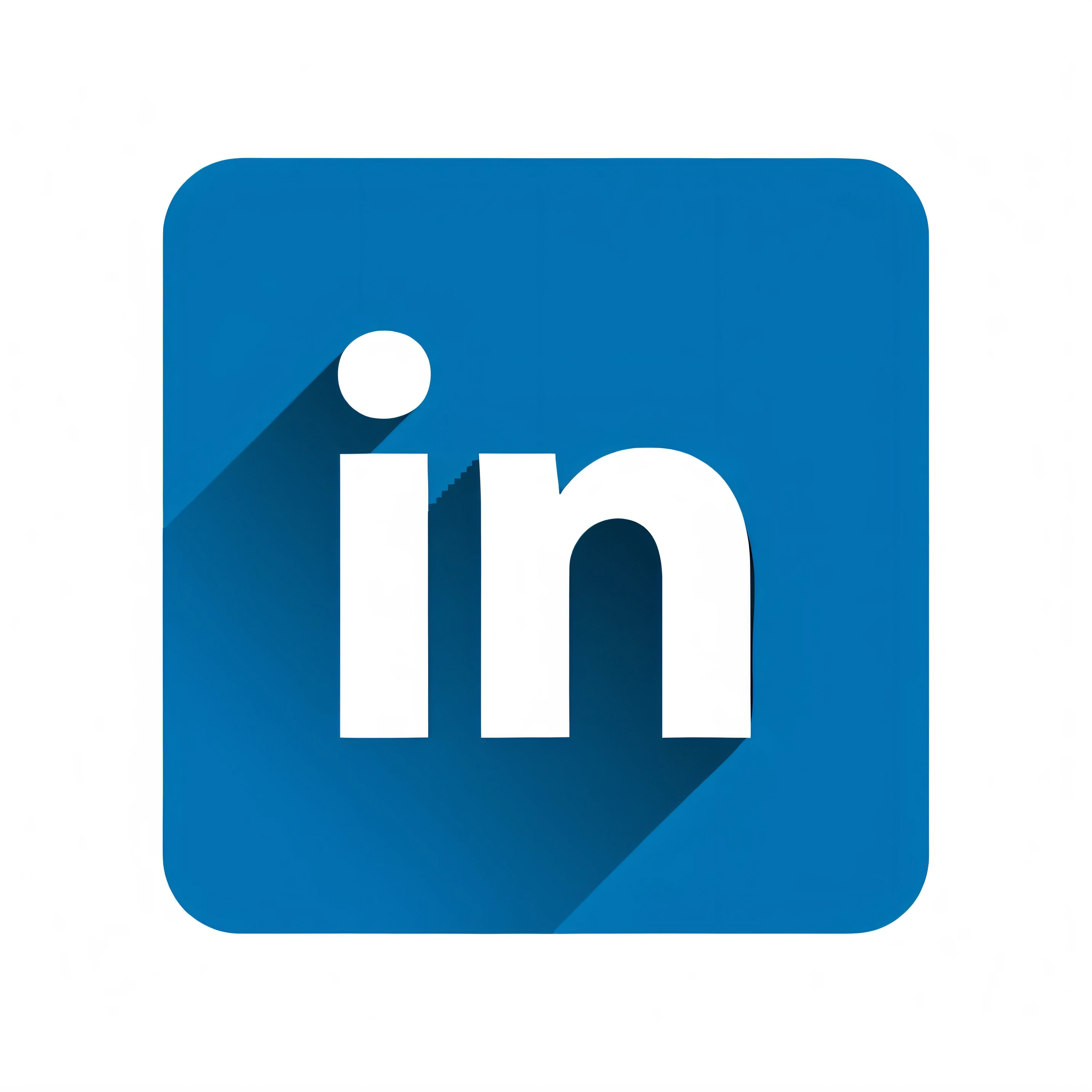 linked icon with long shadow on blue background, linkedin, link, istock, flat icon, logo for a social network, instagram, uploaded, incrinate, vine, icon, video, best on adobe stock, ilm, created in adobe illustrator, social media, shutterstock, isolated on white background, images, professional, on, made in adobe illustrator