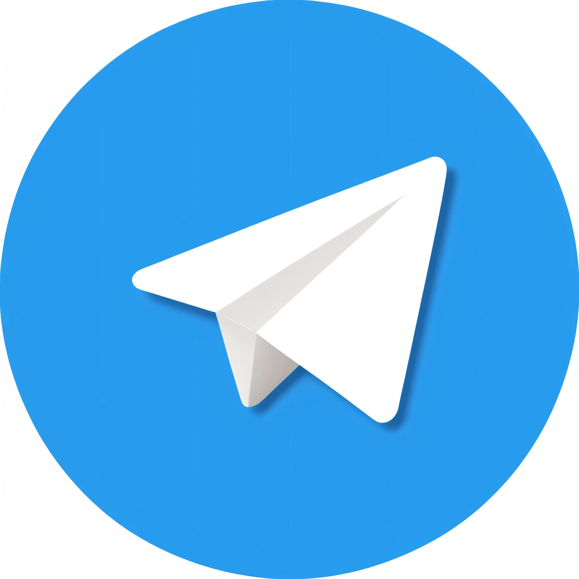 a white paper airplane in a blue circle, telegram sticker, telegram sticker design, avatar image, 2263539546], 1285445247], no gradients, link, medium poly, profile picture 1024px, sky blue, snapchat photo, profile image, app icon, us, paper airplane