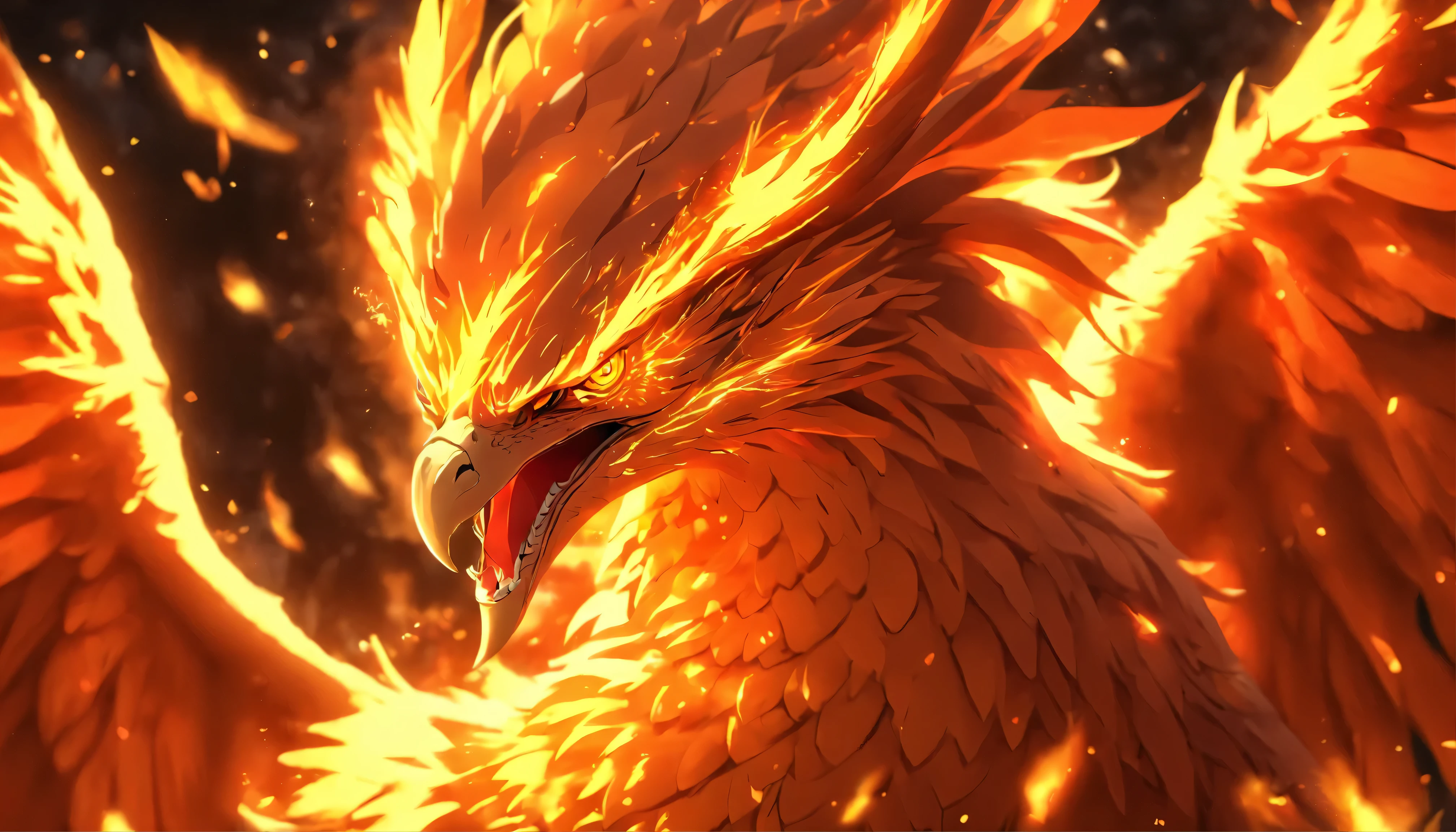 (best quality,4K,8K,high resolution,masterpiece:1.2), Super detailed, (actual,photoactual,photo-actual:1.37), Phoenix, dragon, whole body