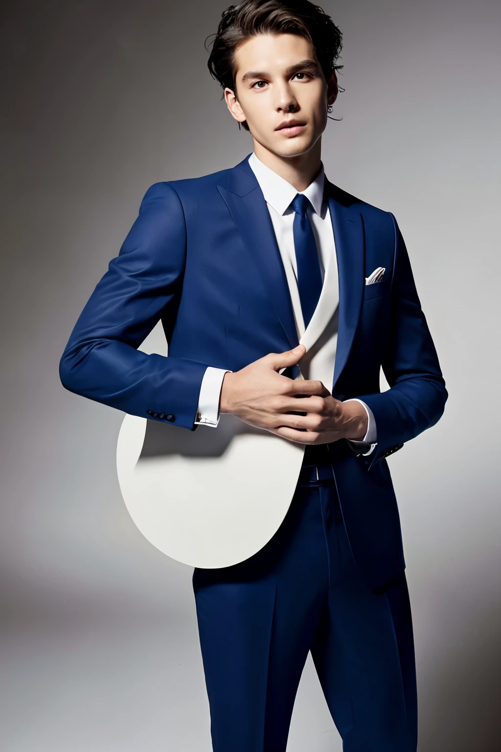 ((highest quality)), ((masterpiece)), (be familiar with), perfect face,cool suit