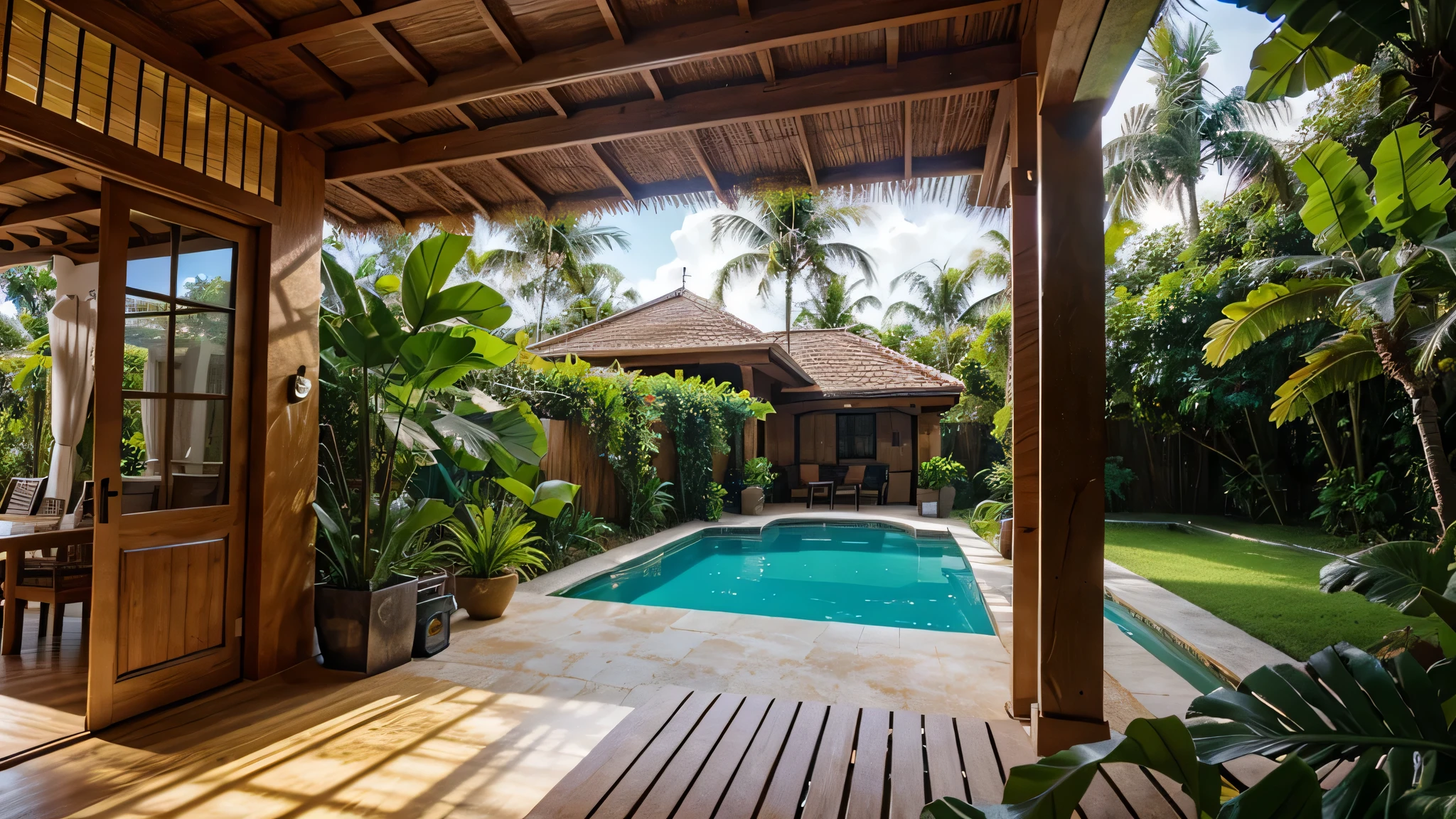 maison de style tropical