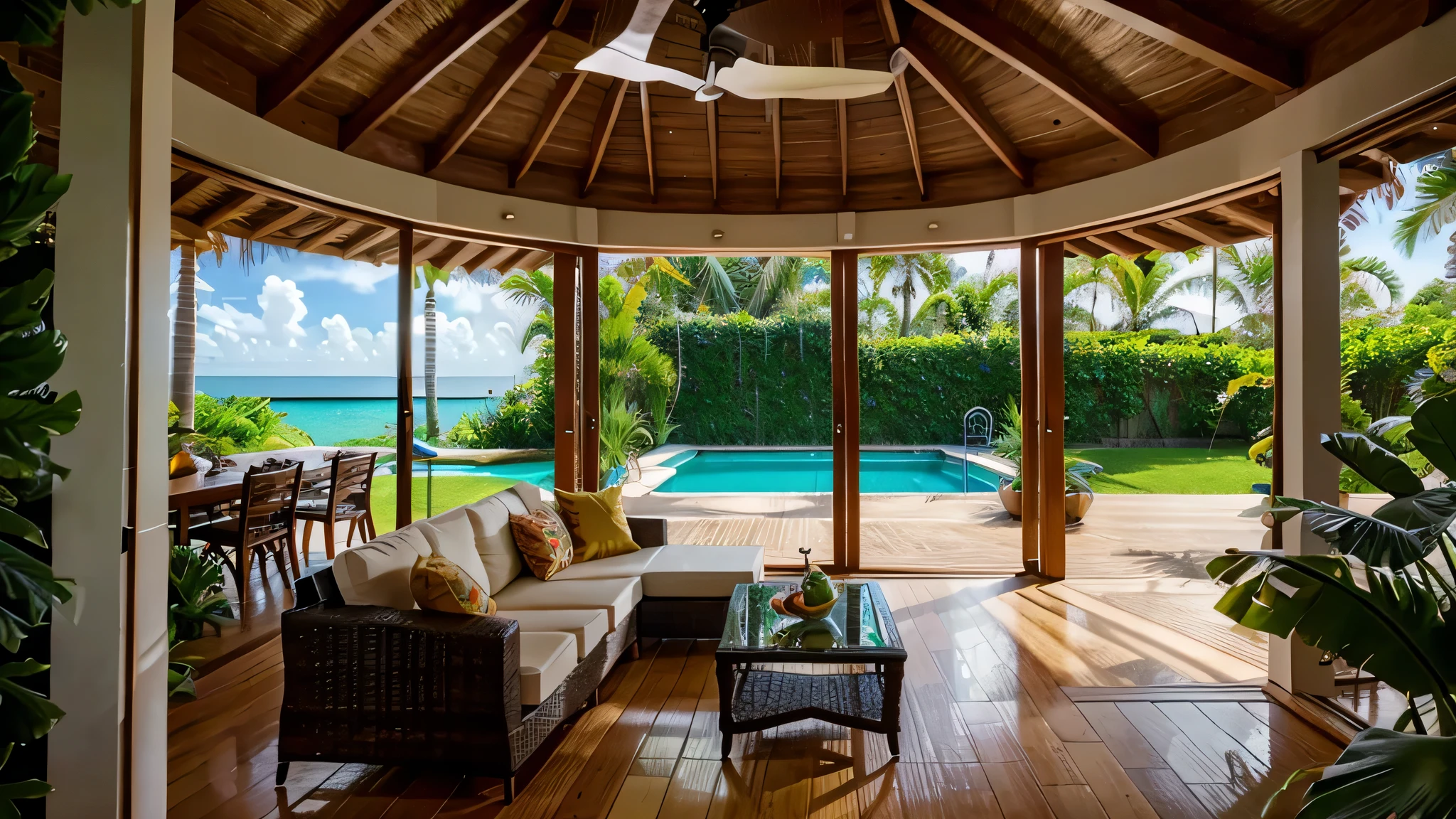 maison de style tropical
