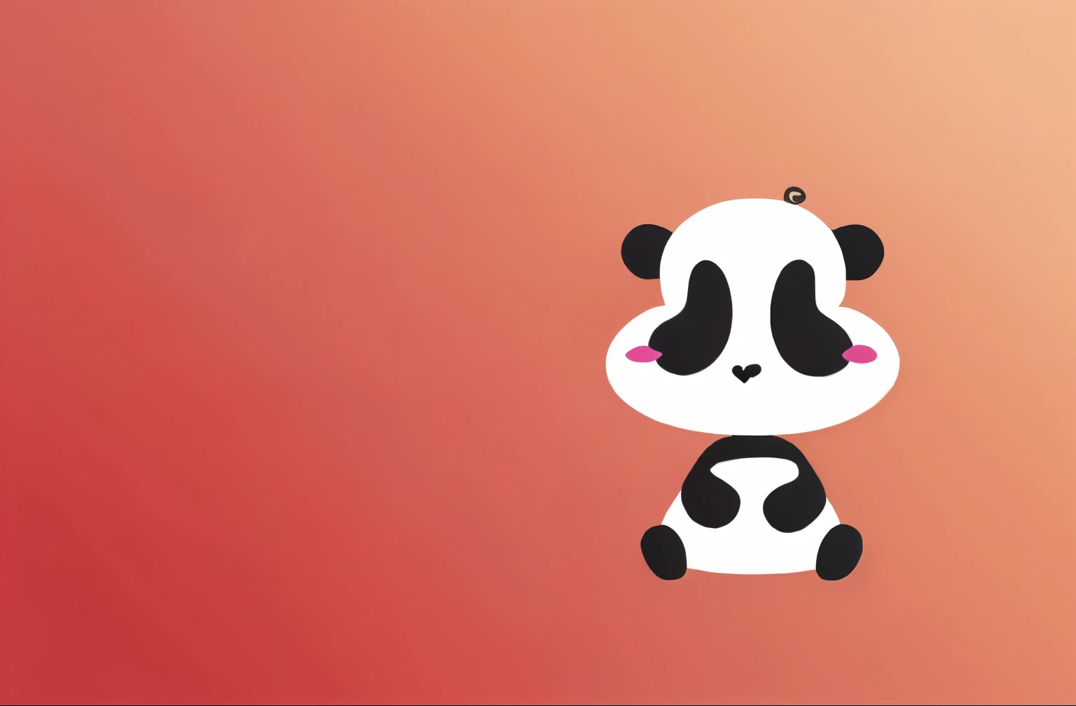 3d effect,panda