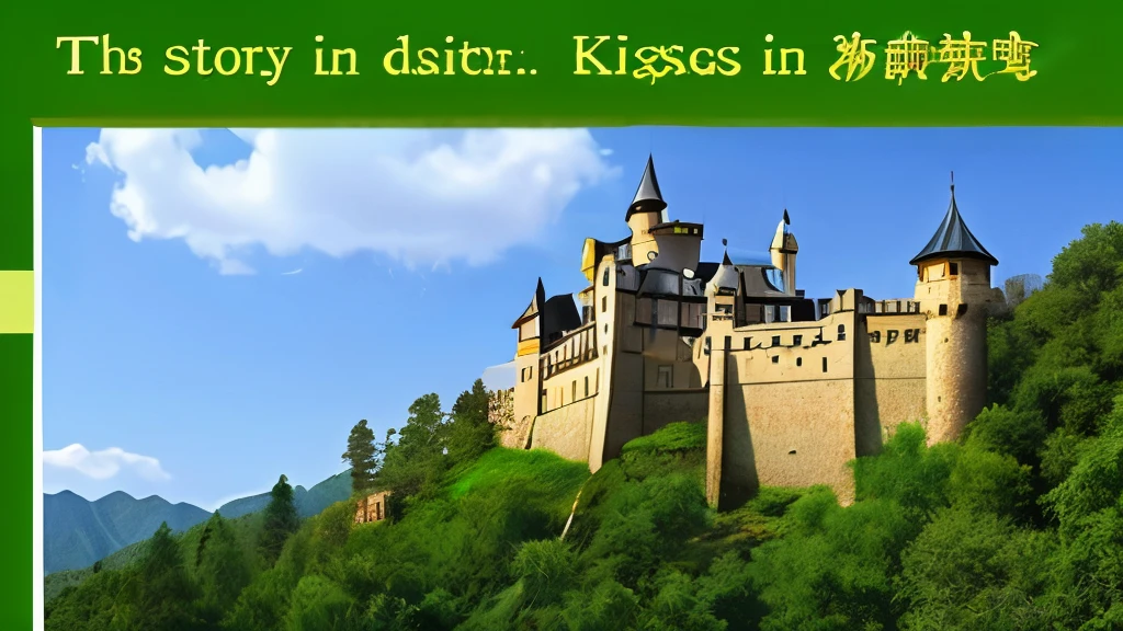 The story begins in a distant kingdom，There is a beautiful castle there，The owner of the castle is a kind and wise king。This kingdom has beautiful mountains and dense forests，People live in peace and happiness。