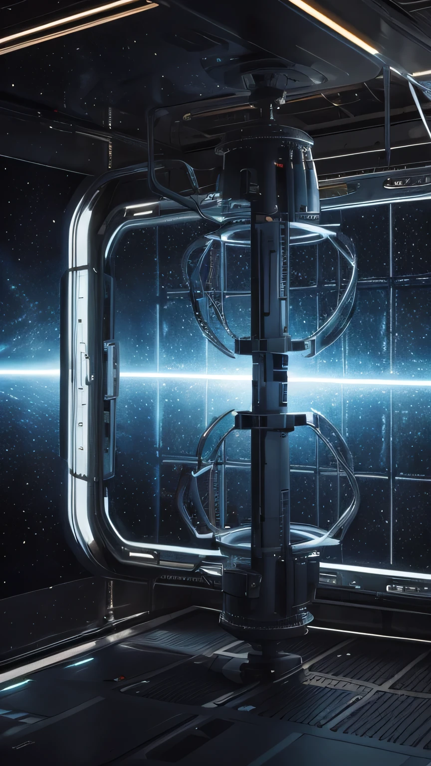 (table top)(high detail)An electronic world like science fiction、Virtual space、Near future, inside of spaceship