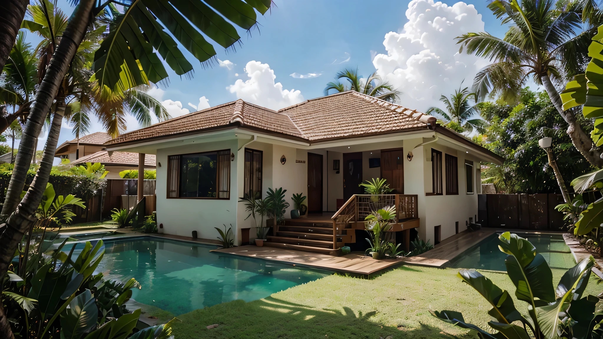 tropical style house
