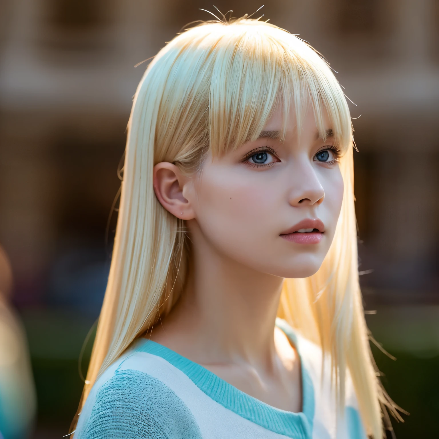 blonde short