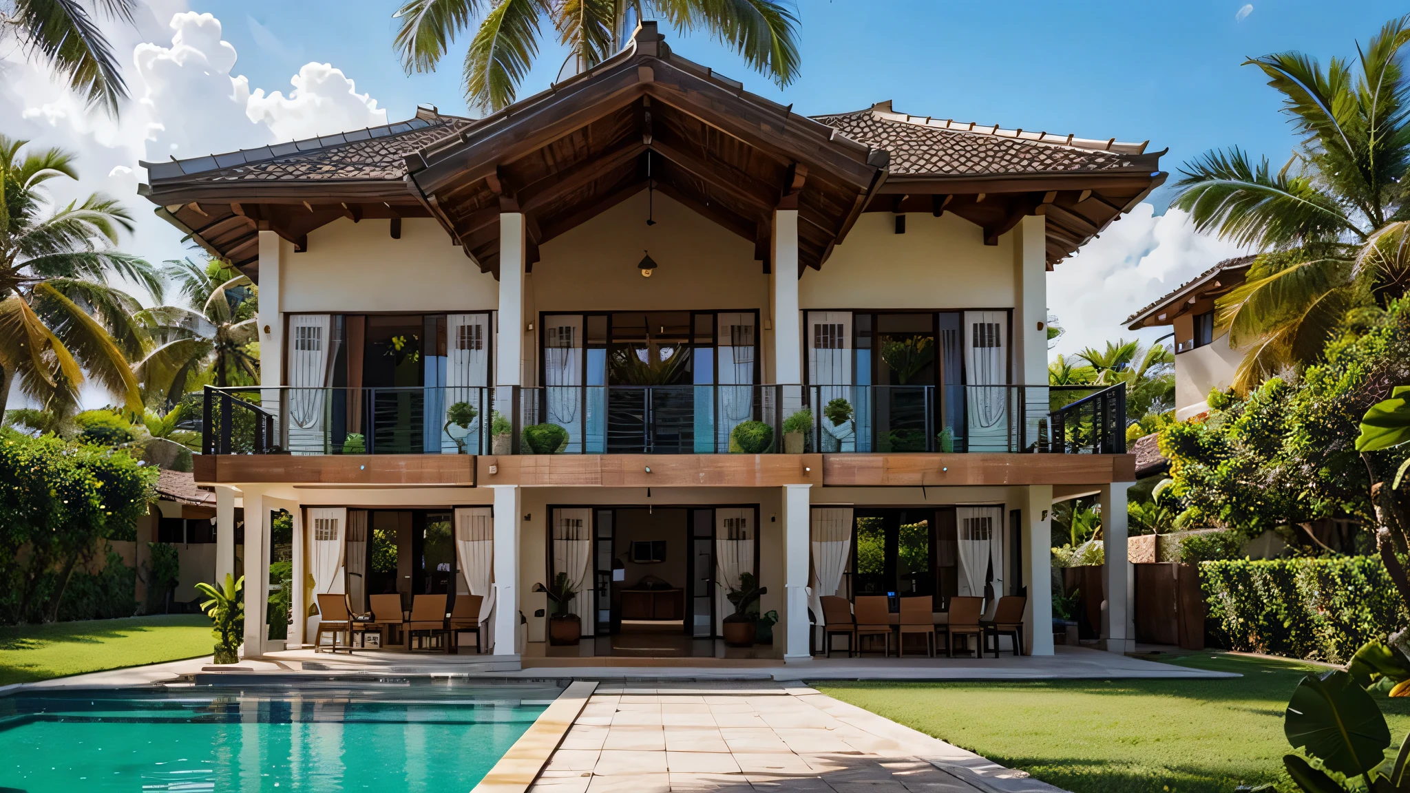 tropical style house