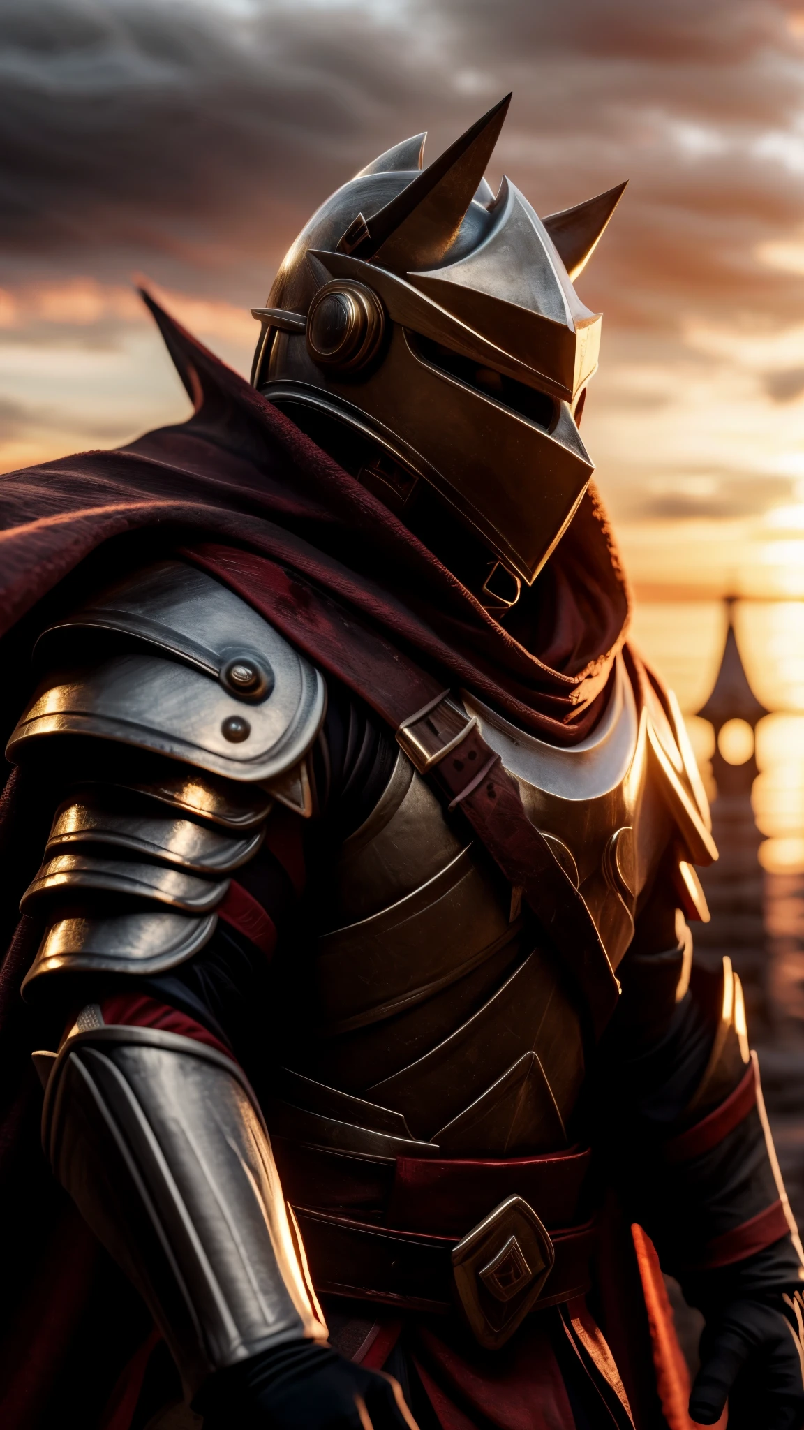 (highest quality,4k,8k,highres,masterpiece:1.2),ultra-detailed,realistic,portrait,sharp focus,physically-based rendering,professional,medieval knight,holy paladin,young male knight,detail-oriented armor,exhausted warrior,cape,battlefield ambiance,glowing sword,vibrant colors,soft sunlight,subtle shadows, action pose, armor in blood
