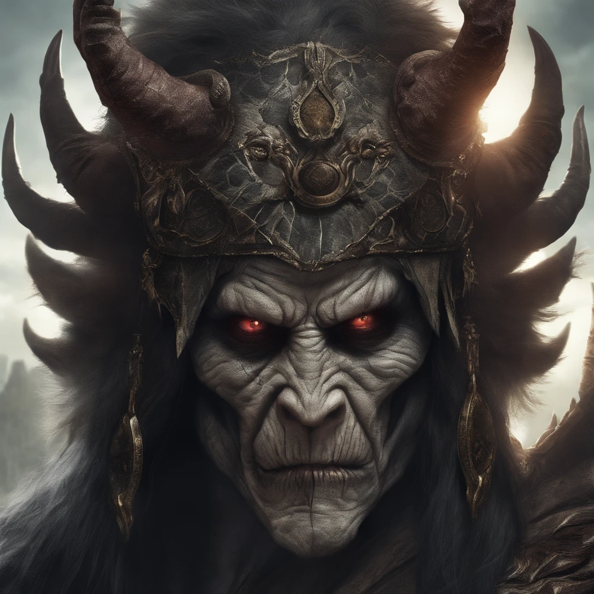 (Highly detailed 8K wallpaper), a medium shot photo of a fearful necromancer, Complex, high detail, dramatic, A time when evil spreads, chained monster, A monster that roars and threatens, Struggle for supremacy, reign of darkness, deep darkness rules、In a world where the brilliance of light has been forgotten、A place where power is the only ruler, A land A place where life and death intertwine, scary beasts, Bloodthirsty monsters reign of darkness, A world ruled only by power, A place where life and death intertwine, A place where there are scary beasts, bloodthirsty monster, a ghost from the land of the dead, Giants, evil magician, and there are many men, justice and order are illusions, A place where wars between different species continue forever., where is the dark lord, Regulations, And only the Dominion can rule..