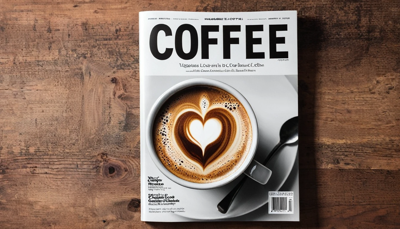Magazine cover about coffee