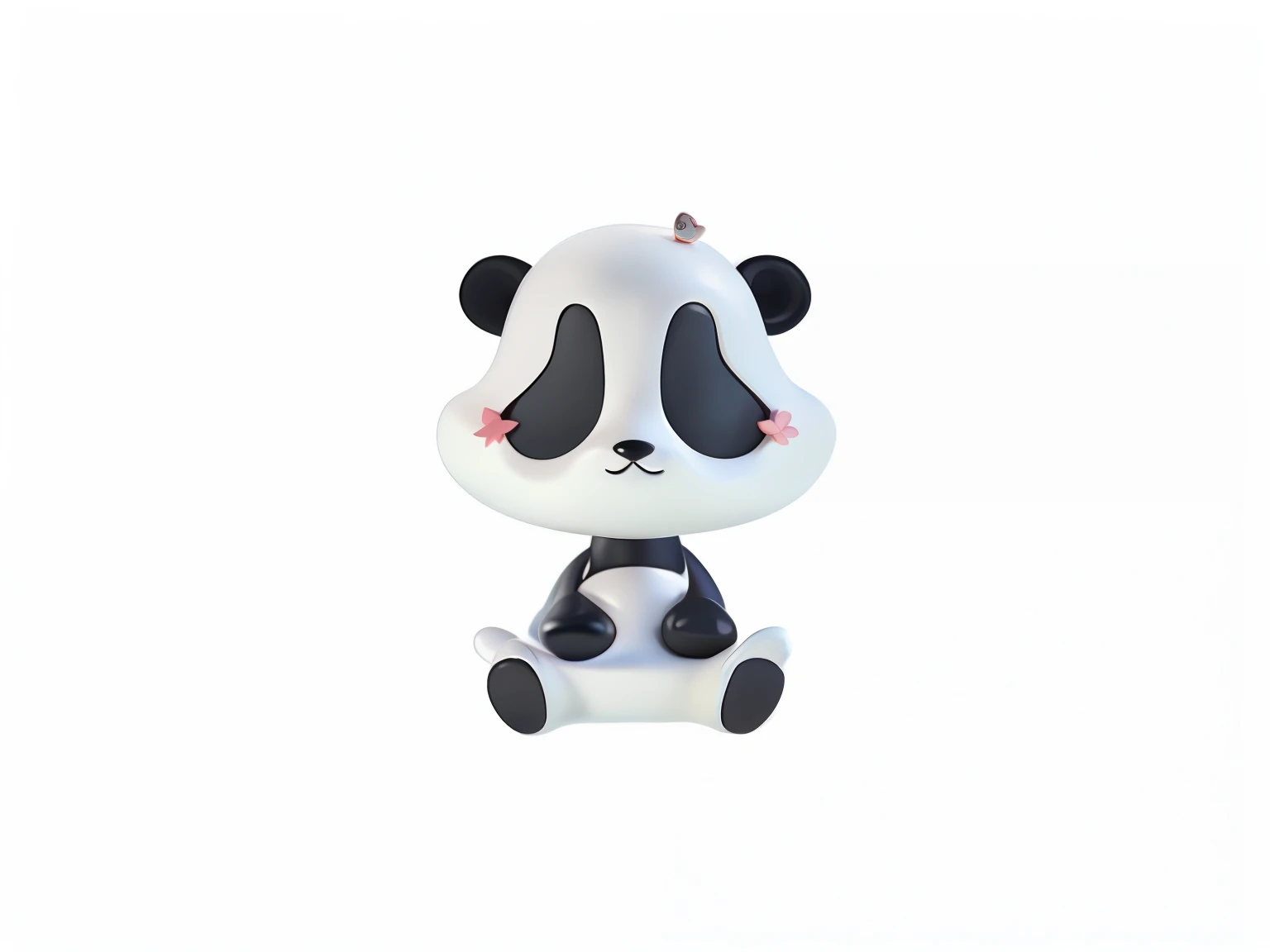 3d，a close up of a panda bear sitting on a white surface, Lovely panda, a Lovely giant panda, panda, panda panda panda, Lovely single animal, Lovely animal, minimalist cartoon style, Lovely toy, Lovely cartoon character, Lovely cartoon, Lovely character, Lovely illustration, super Lovely and friendly, extremely Lovely, so Lovely, Lovely artwork, Lovely:2, cartoonish Lovely