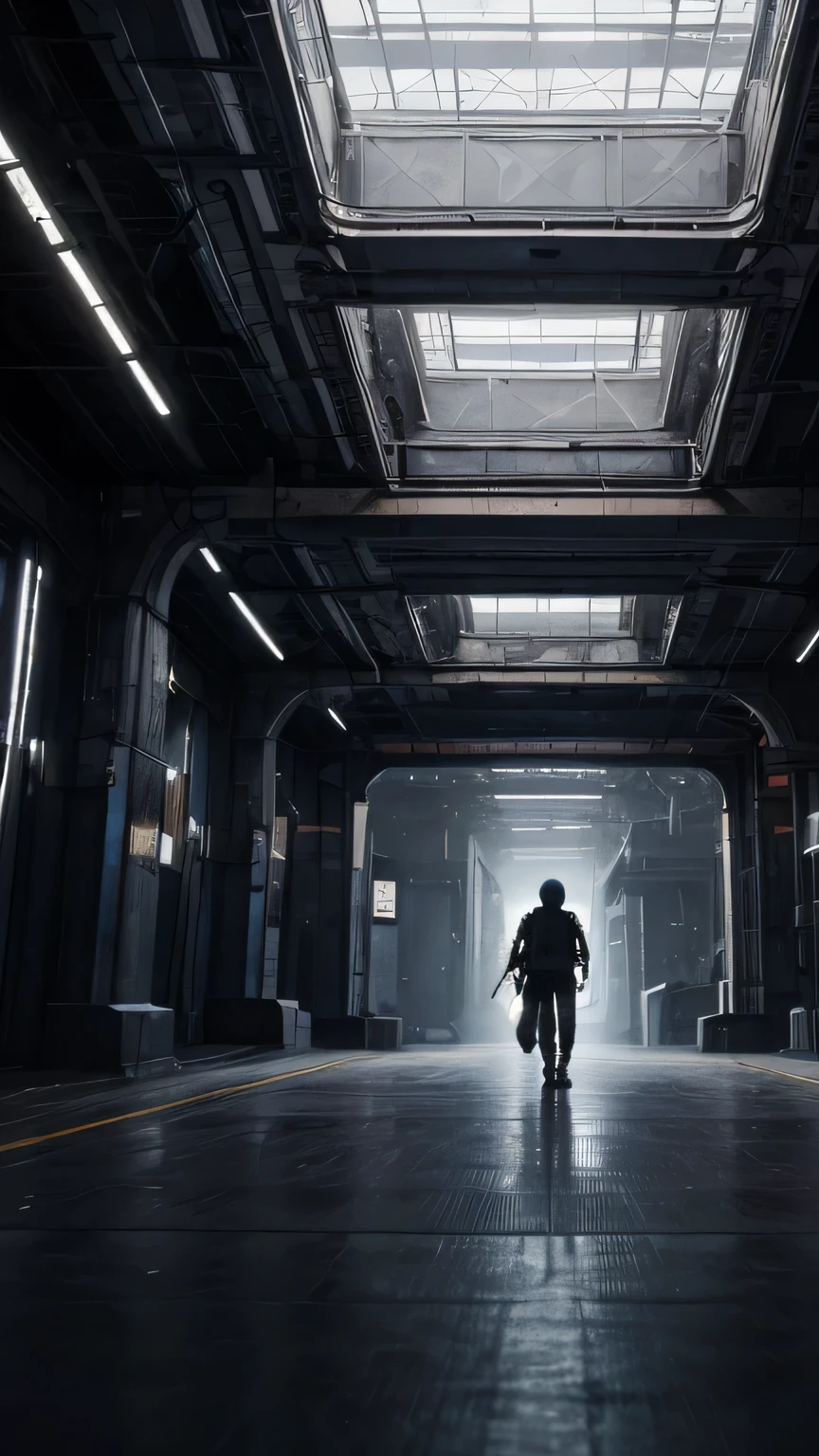 (masterpiece, Super detailed, hyper quality), (((wide shot))), Futuristic space station rendered in jewel tones, cinematic lighting, bright colors, in frame, ,photo r3al