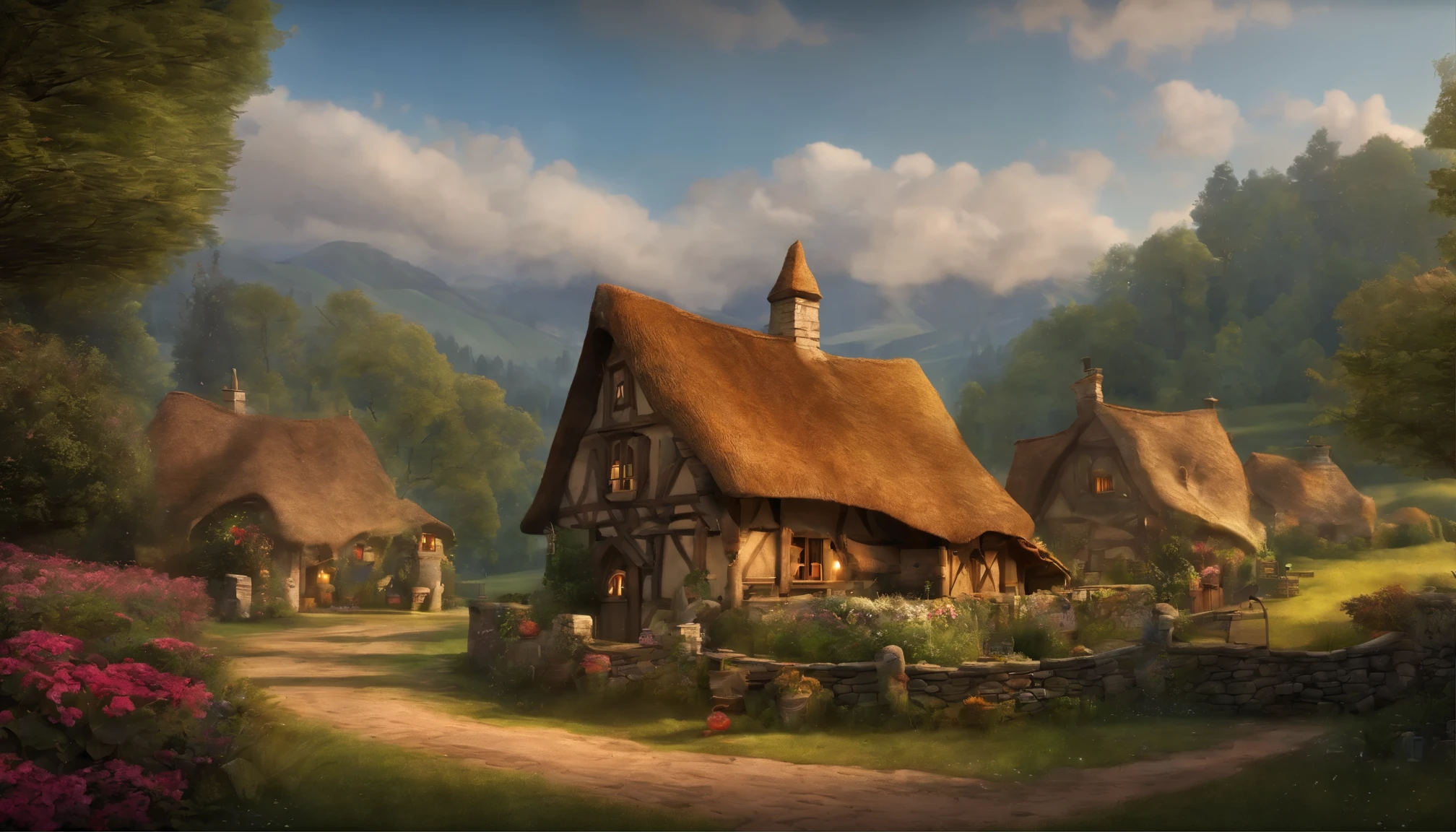 In a cozy little village nestled between rolling hills and whispering forests lived two best friends, Lily and Jack. They were both seven years old and shared an insatiable curiosity for adventure. Their village, though charming, was quite ordinary.
