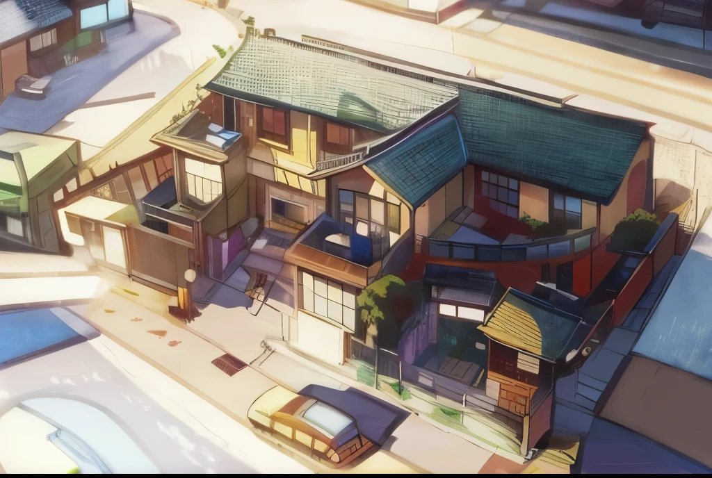 your name, anime style 4k, your name风格, Bold line drawing，Japanese animation，Anime light and shadow，anime color