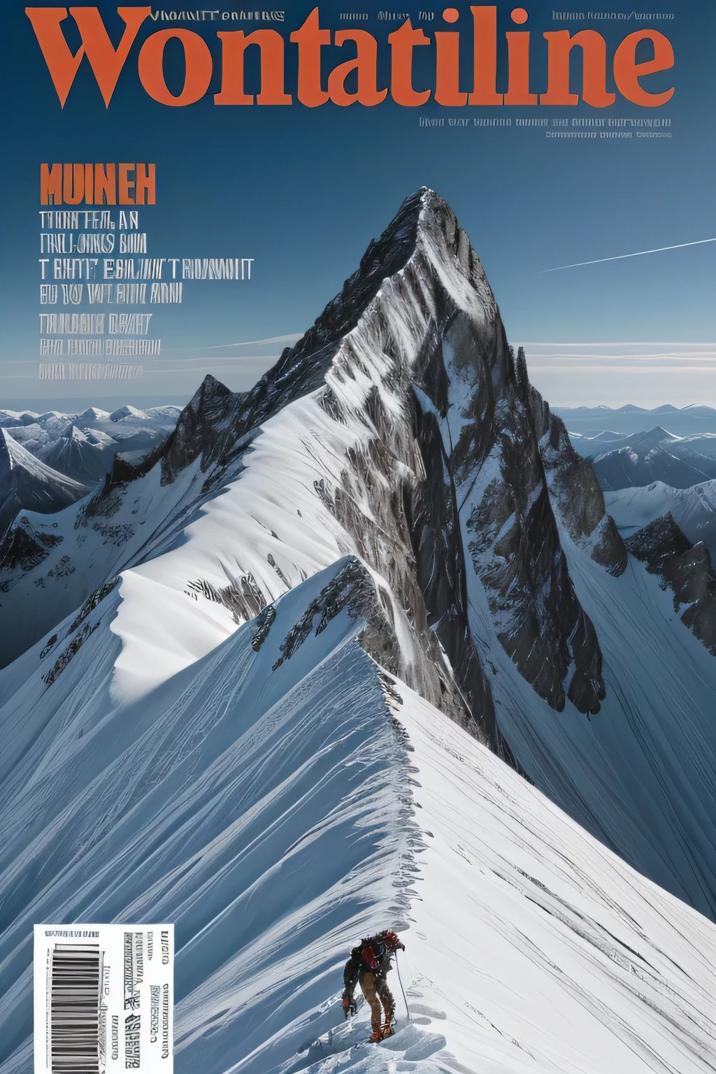 magazine cover, mountaineering magazine